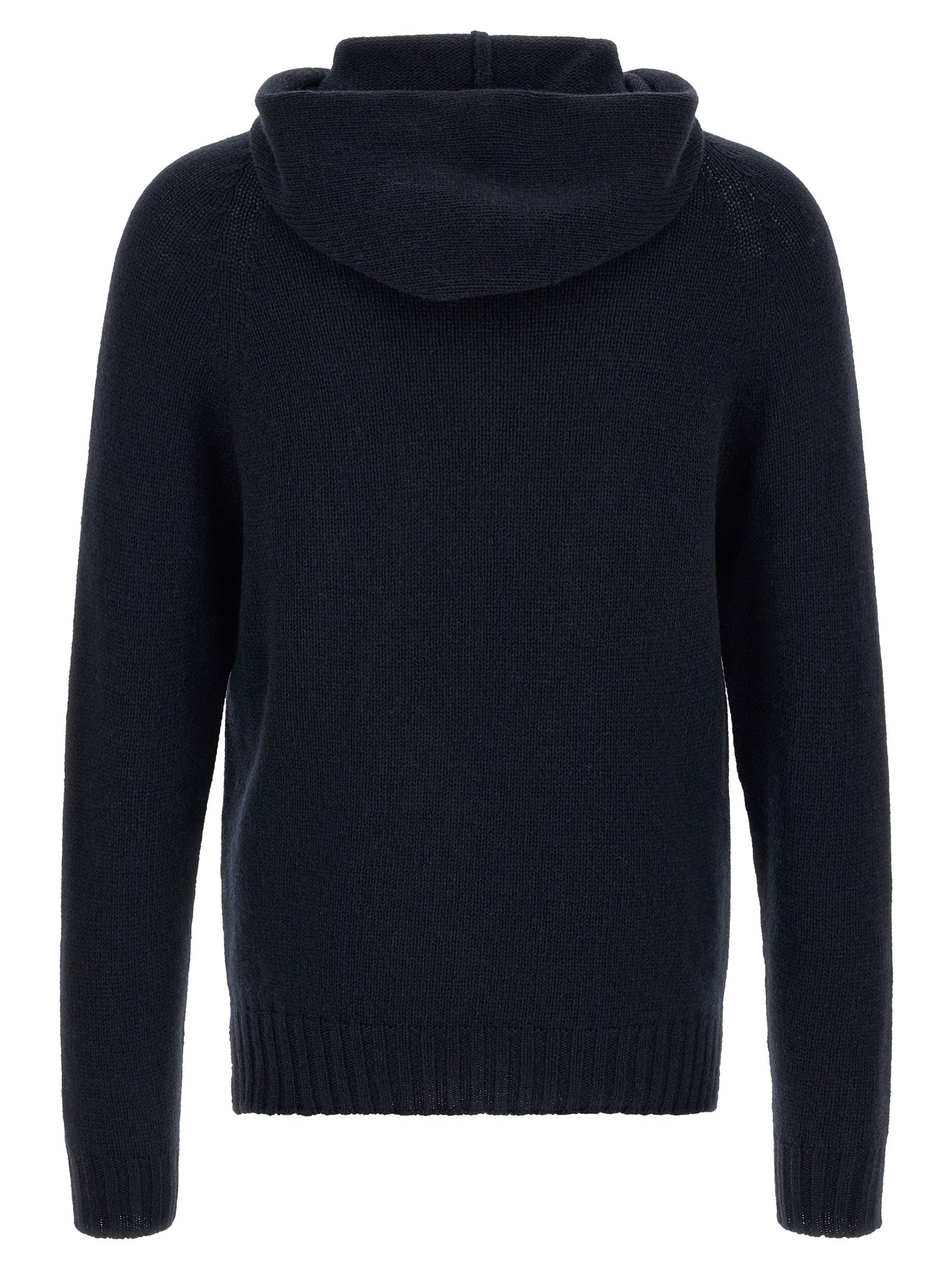 MA'RY'YA Blue Cashmere Men's Cardigan