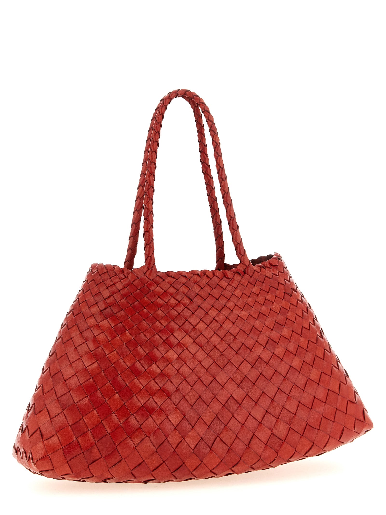 Dragon Diffusion Red Calfskin Shoulder Women's Bag