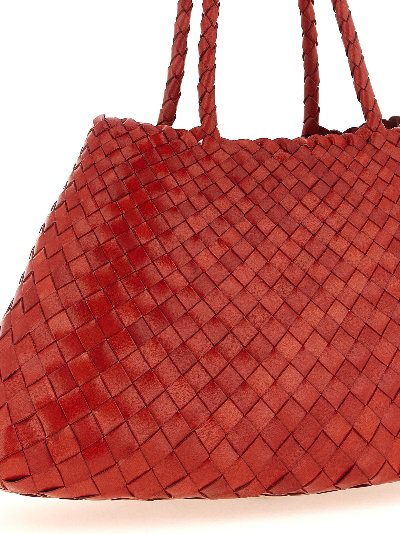 Dragon Diffusion Red Calfskin Shoulder Women's Bag
