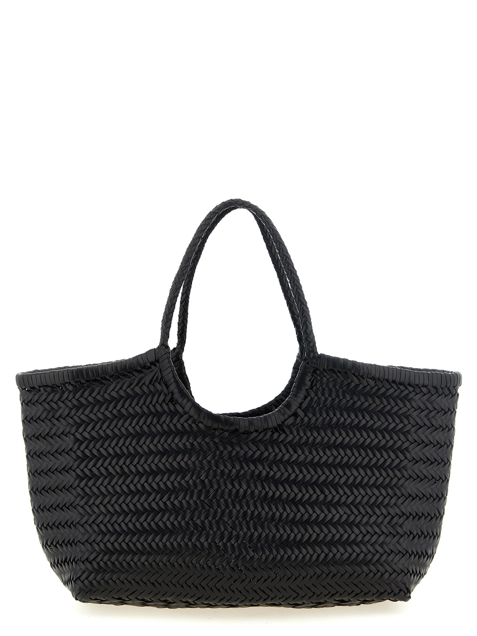 Dragon Diffusion Black Cowhide Shoulder Women's Bag