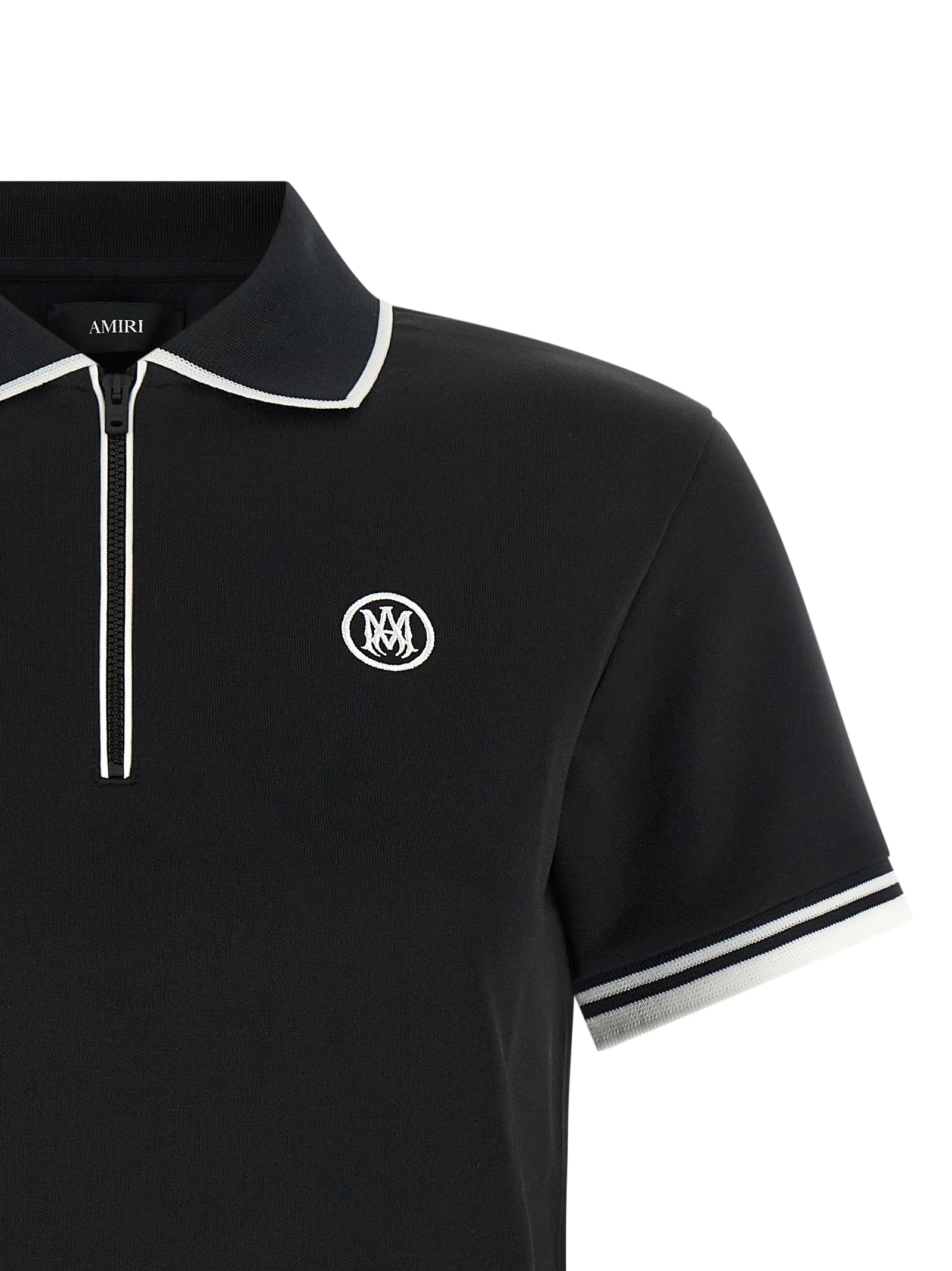 Amiri Black Polyester Polo Women's Shirt