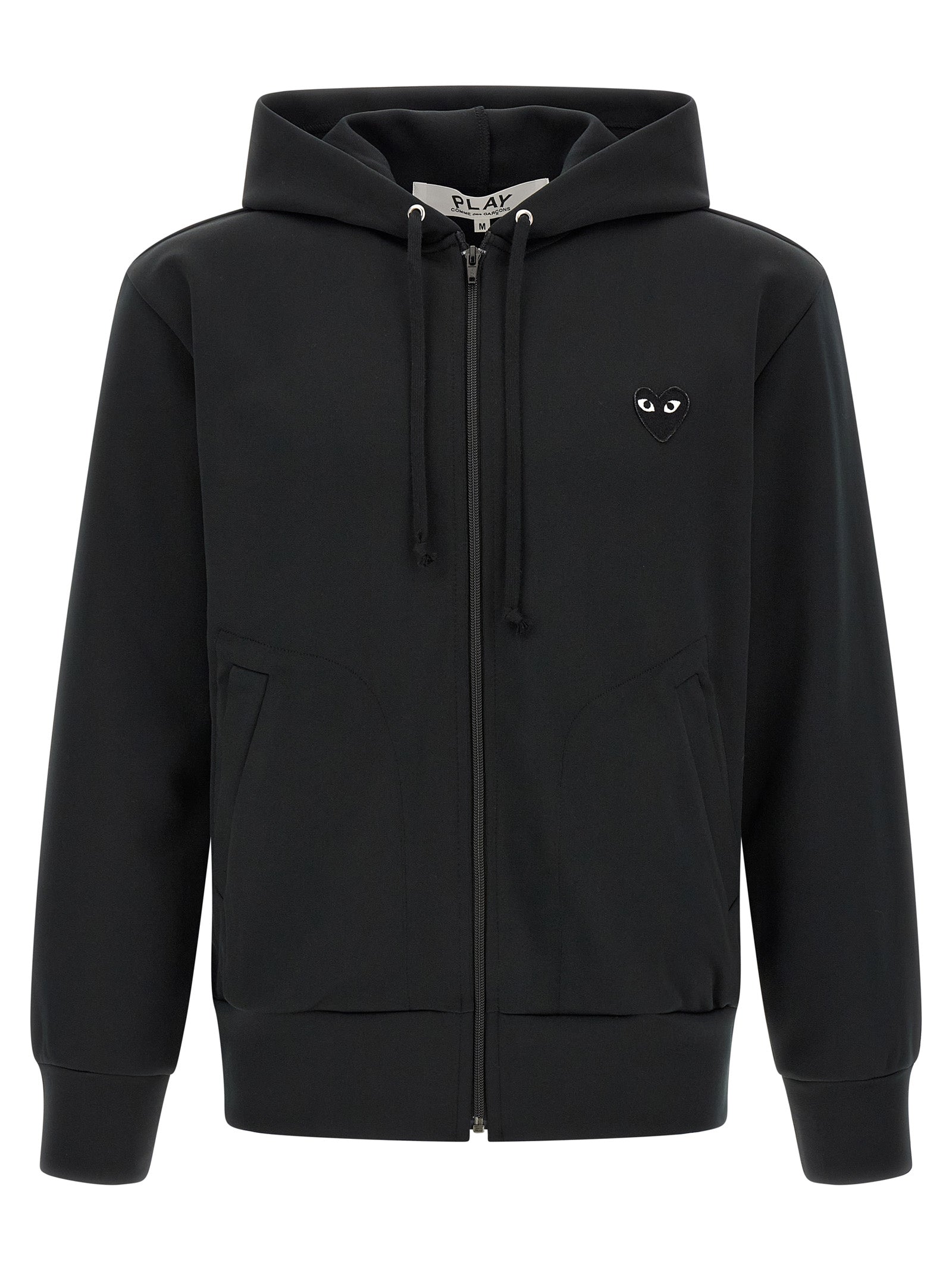 Comme Des Garçons Play Black Polyester Men's Cardigan