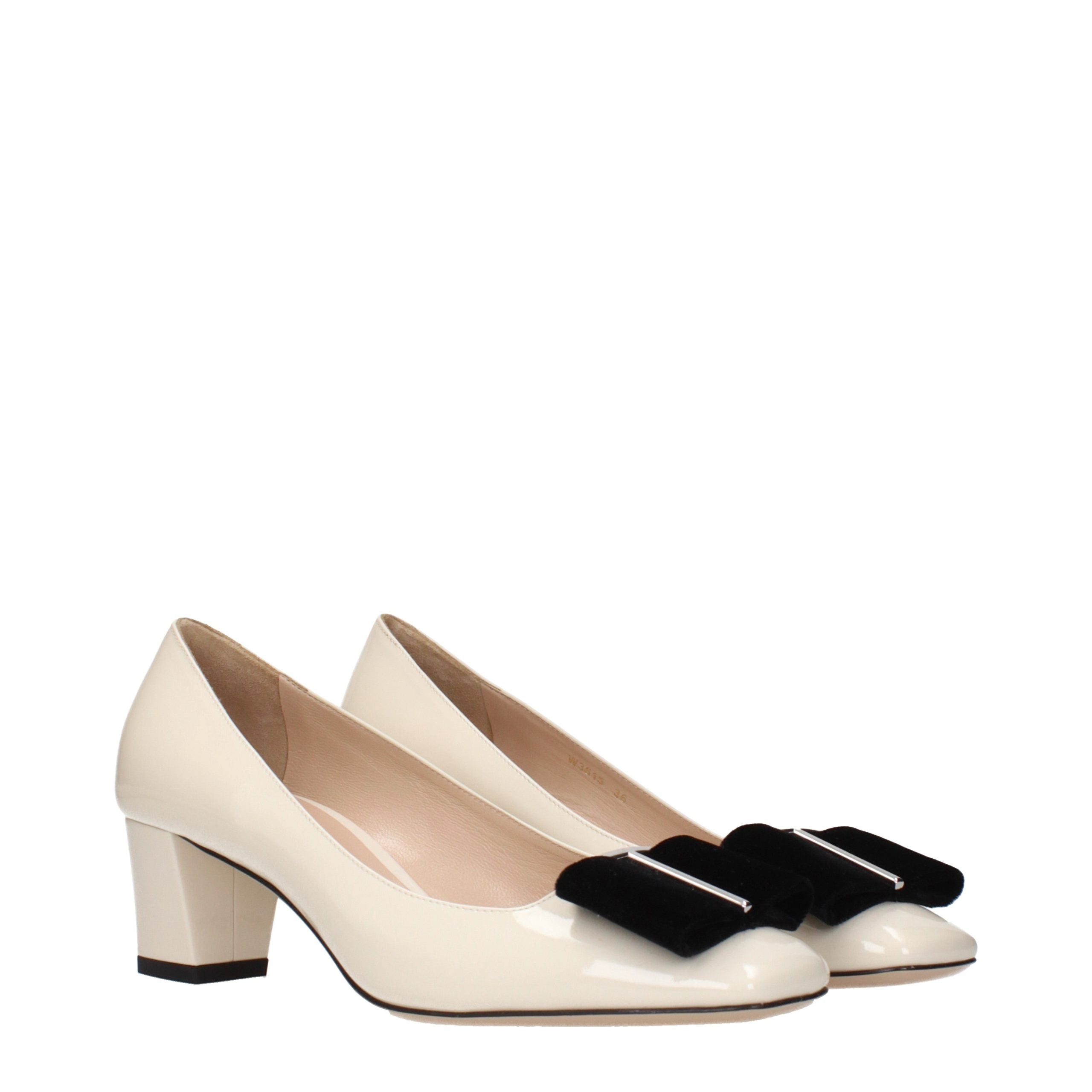 Tom Ford Beige Leather Mid Heel Women's Pumps