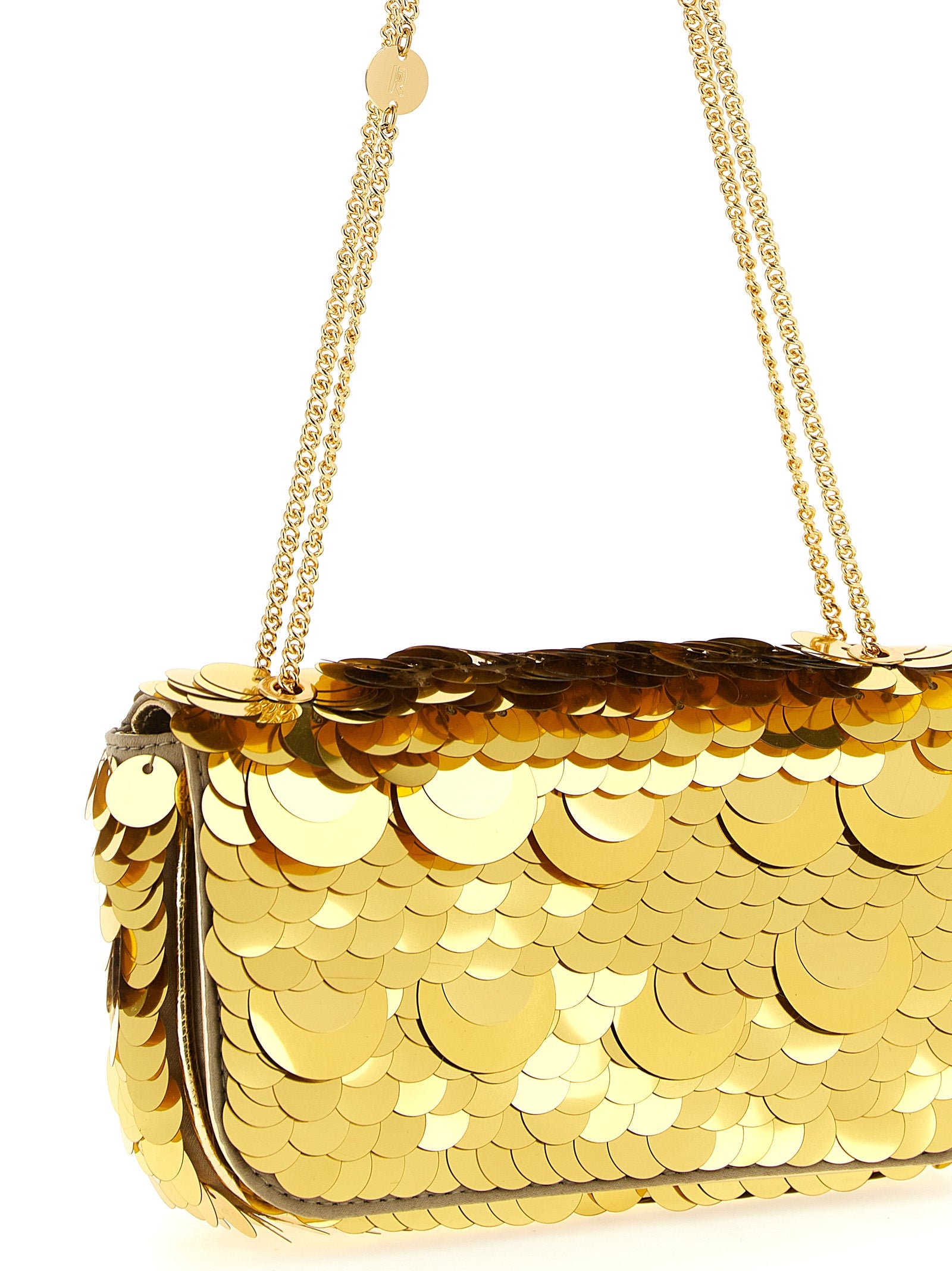 Paco Rabanne Gold Polyester Shoulder Women's Bag