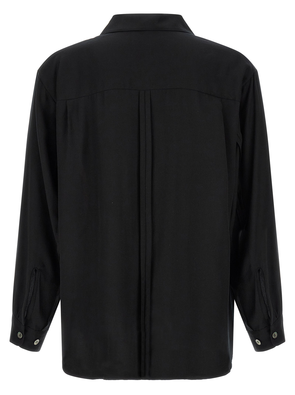 Undercover Black Rayon Men's Blouse