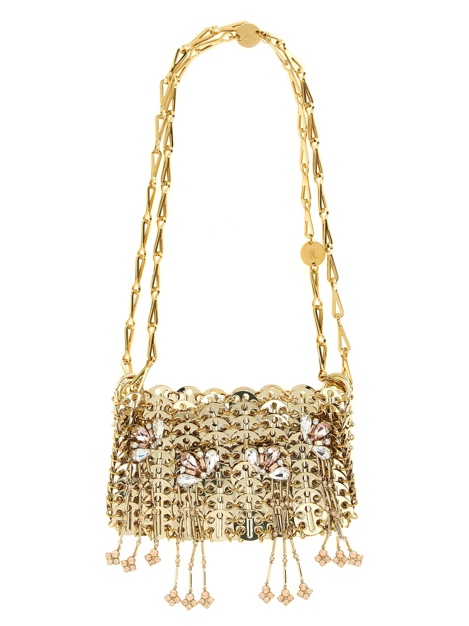 Paco Rabanne Gold Stainless Steel Shoulder Women's Bag