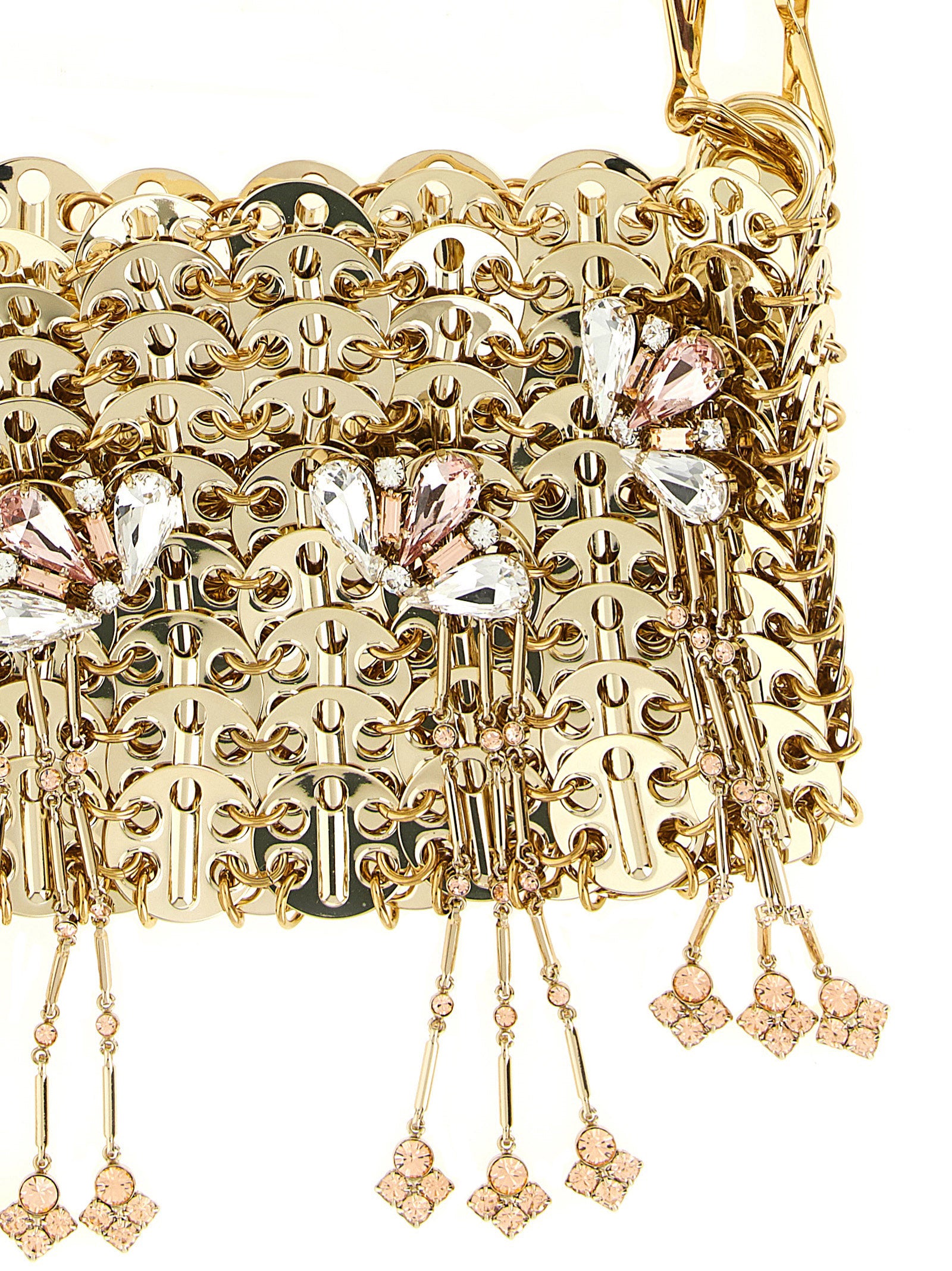 Paco Rabanne Gold Stainless Steel Shoulder Women's Bag