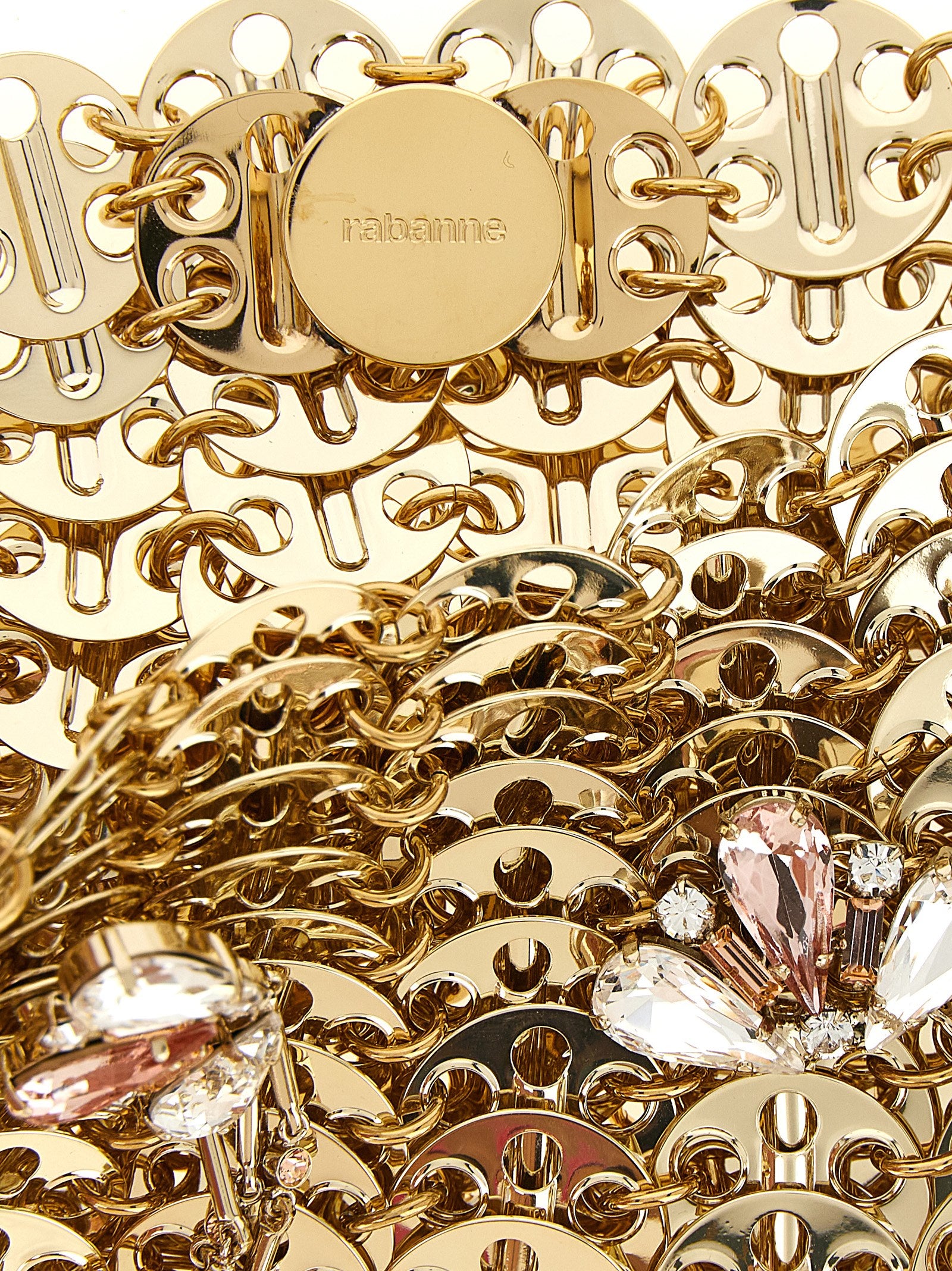 Paco Rabanne Gold Stainless Steel Shoulder Women's Bag