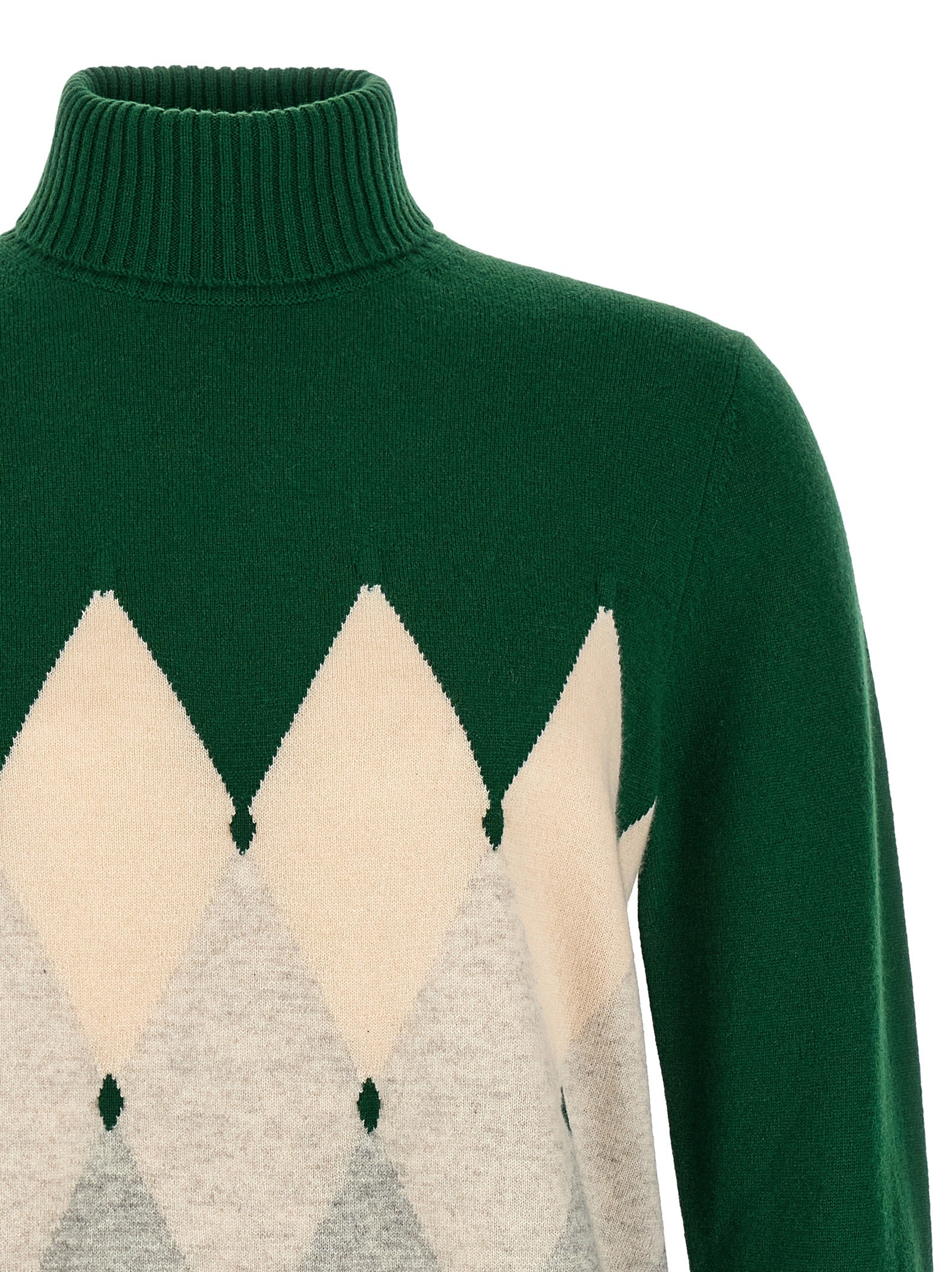 Ballantyne Bicolor Cashmere Men's Cardigan