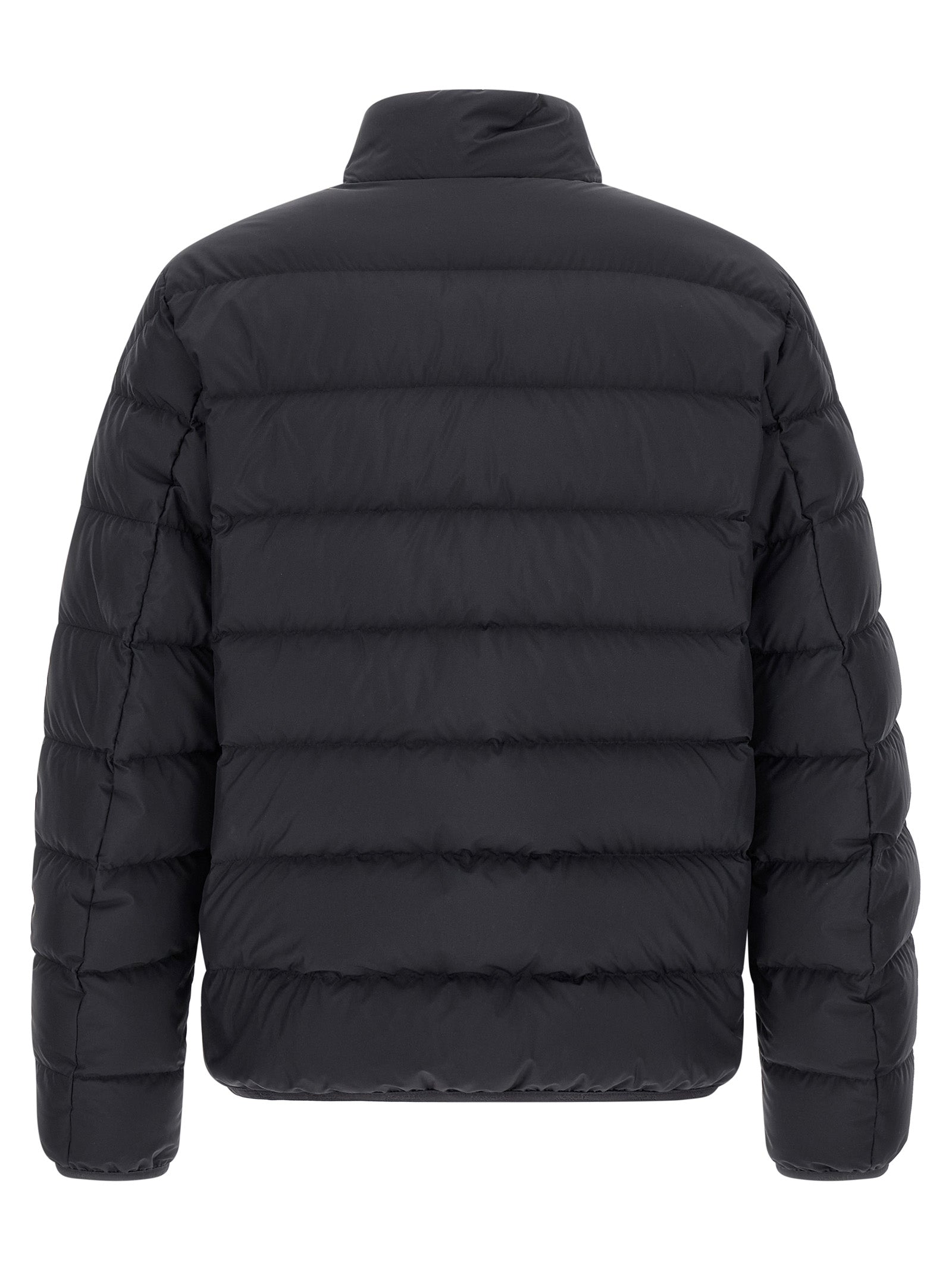Moncler Blue Polyester Full-Length Men's Jacket