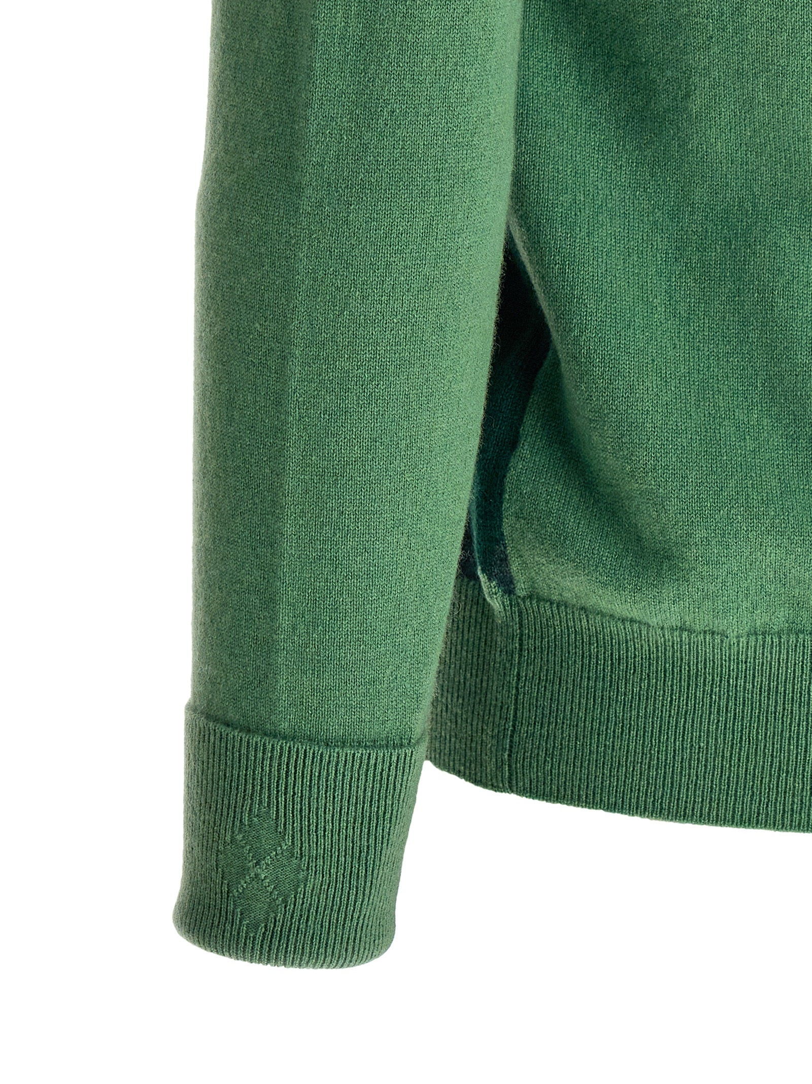 Ballantyne Bicolor Cashmere Men's Cardigan