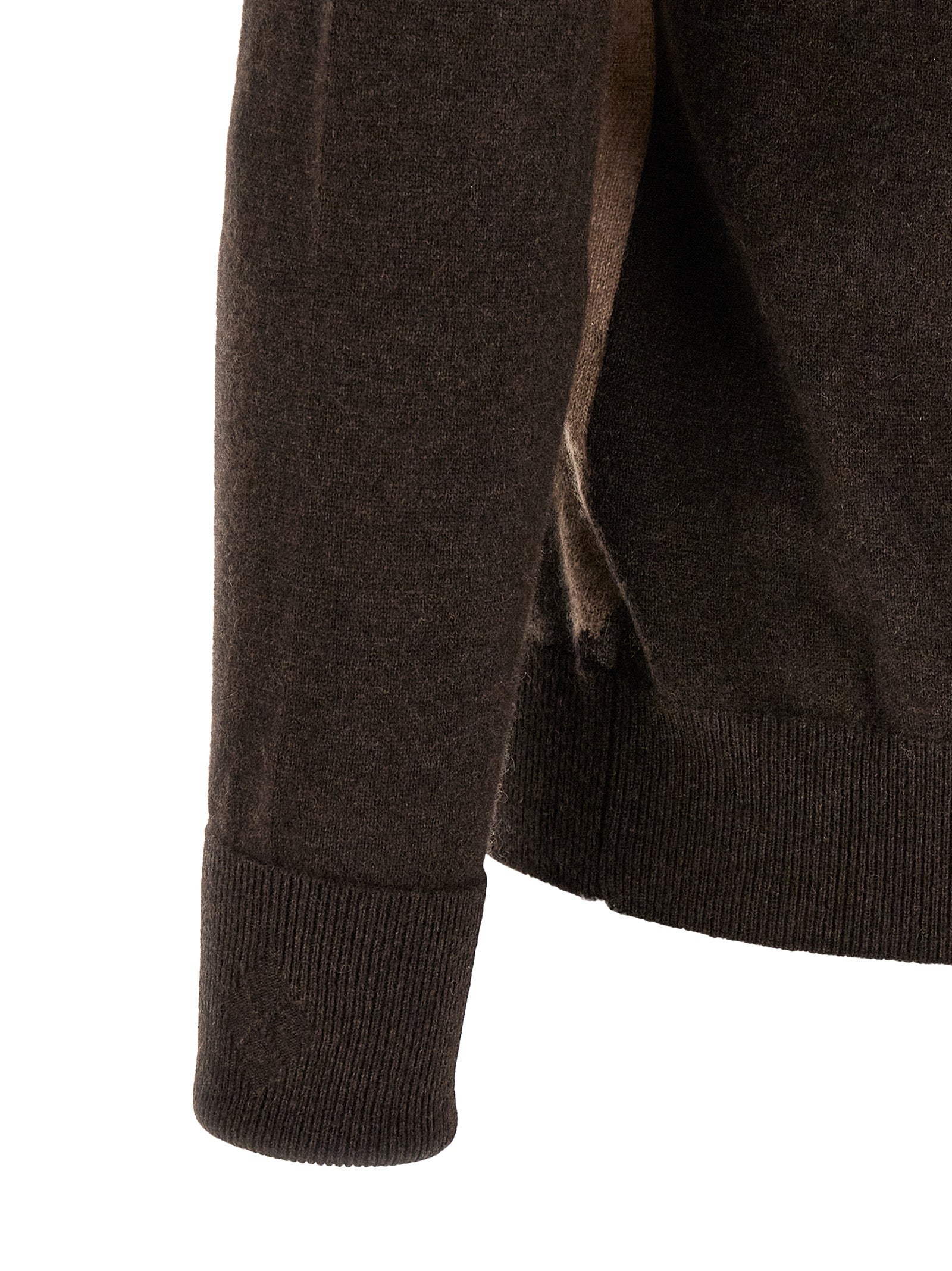 Ballantyne Brown Cashmere Men's Cardigan