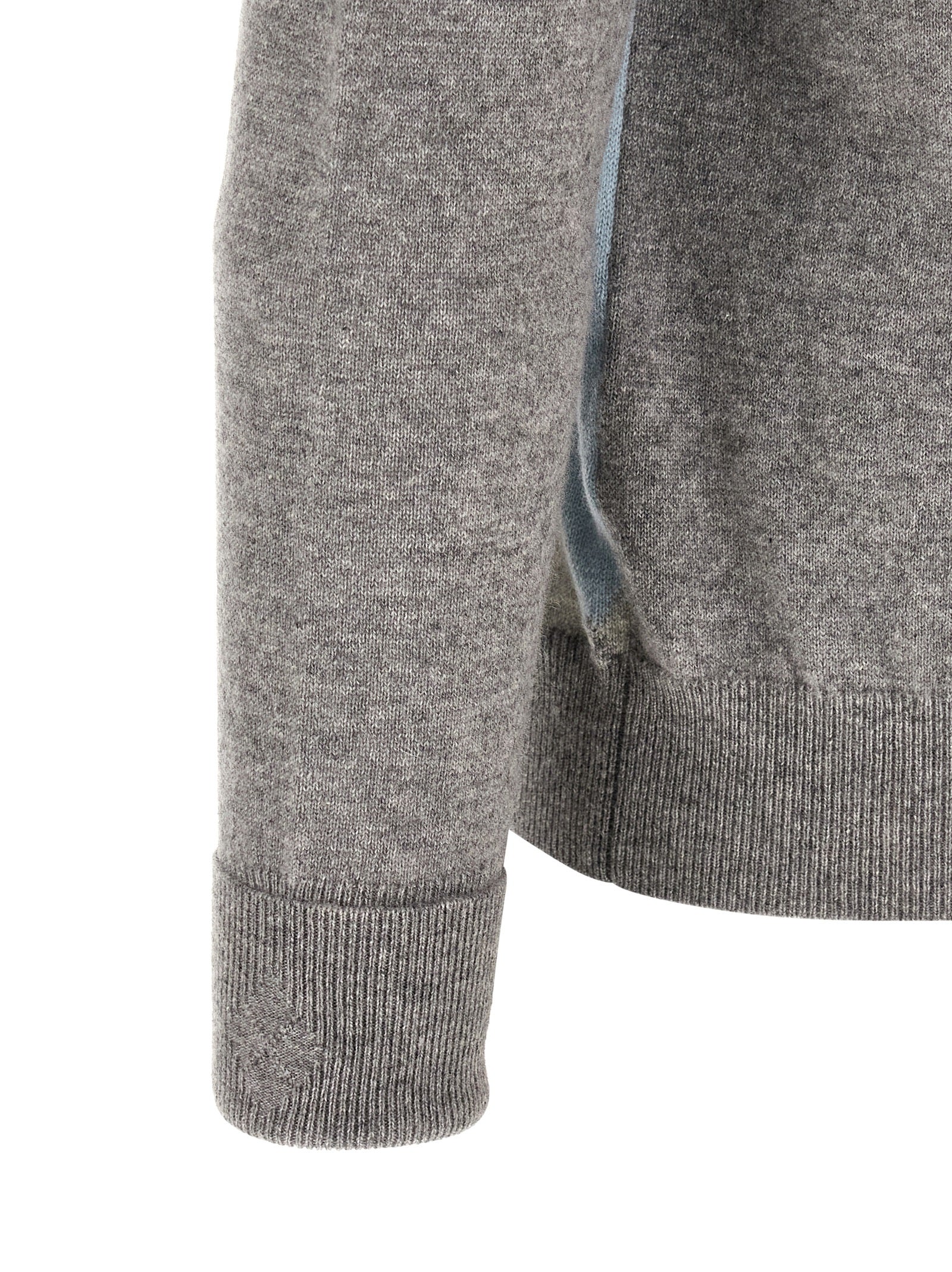 Ballantyne Gray Cashmere Men's Cardigan