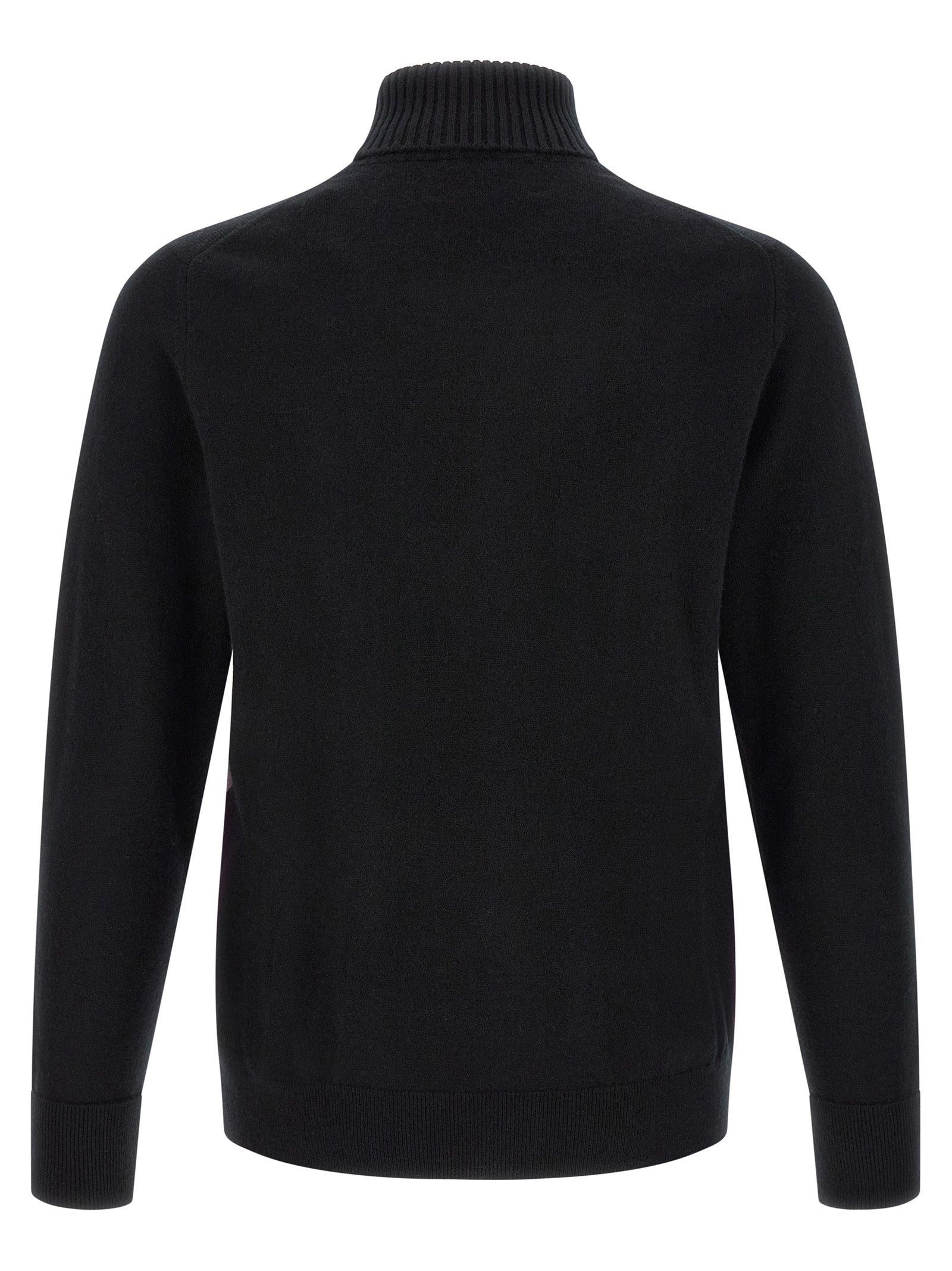 Ballantyne Black Cashmere Men's Cardigan