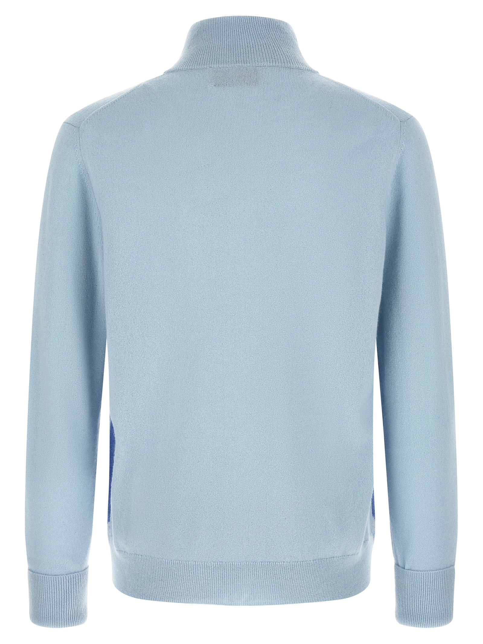 Ballantyne Blue Cashmere Men's Cardigan