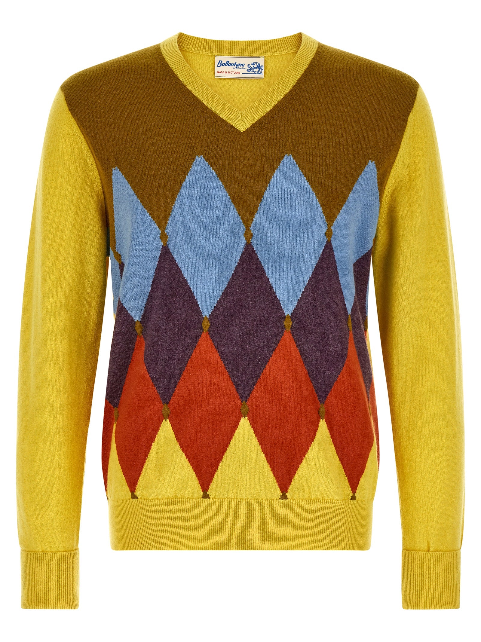 Ballantyne Multicolor Cashmere Men's Cardigan