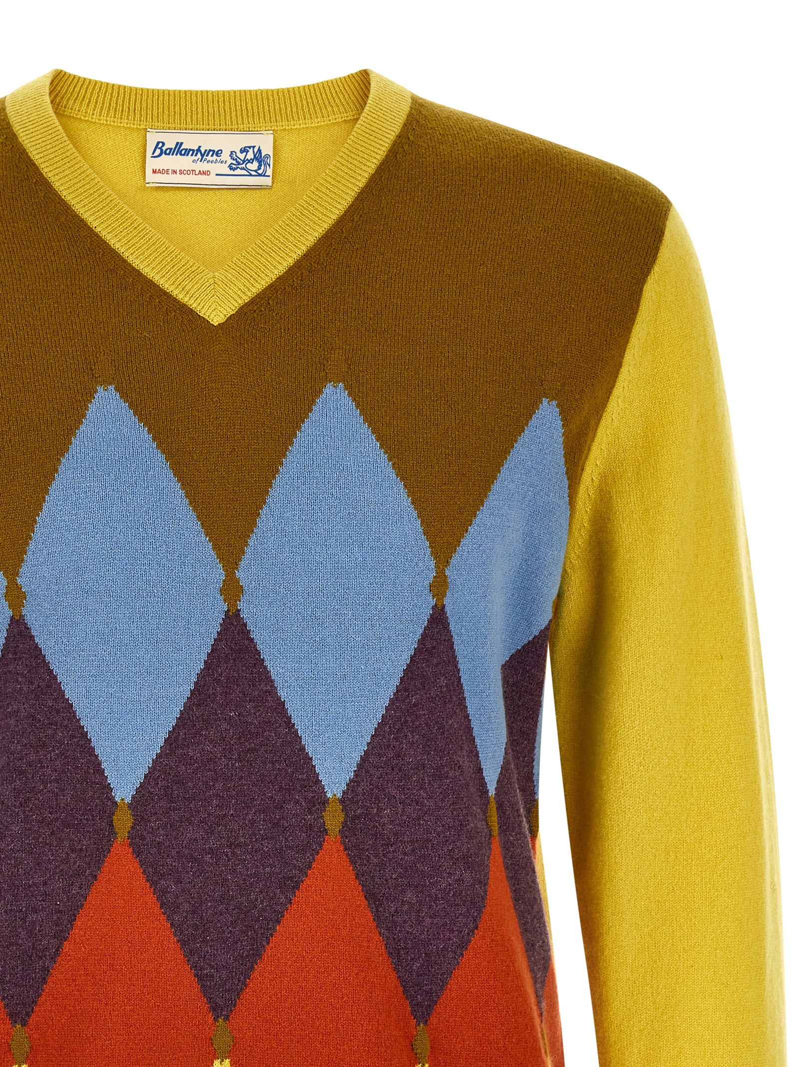 Ballantyne Multicolor Cashmere Men's Cardigan