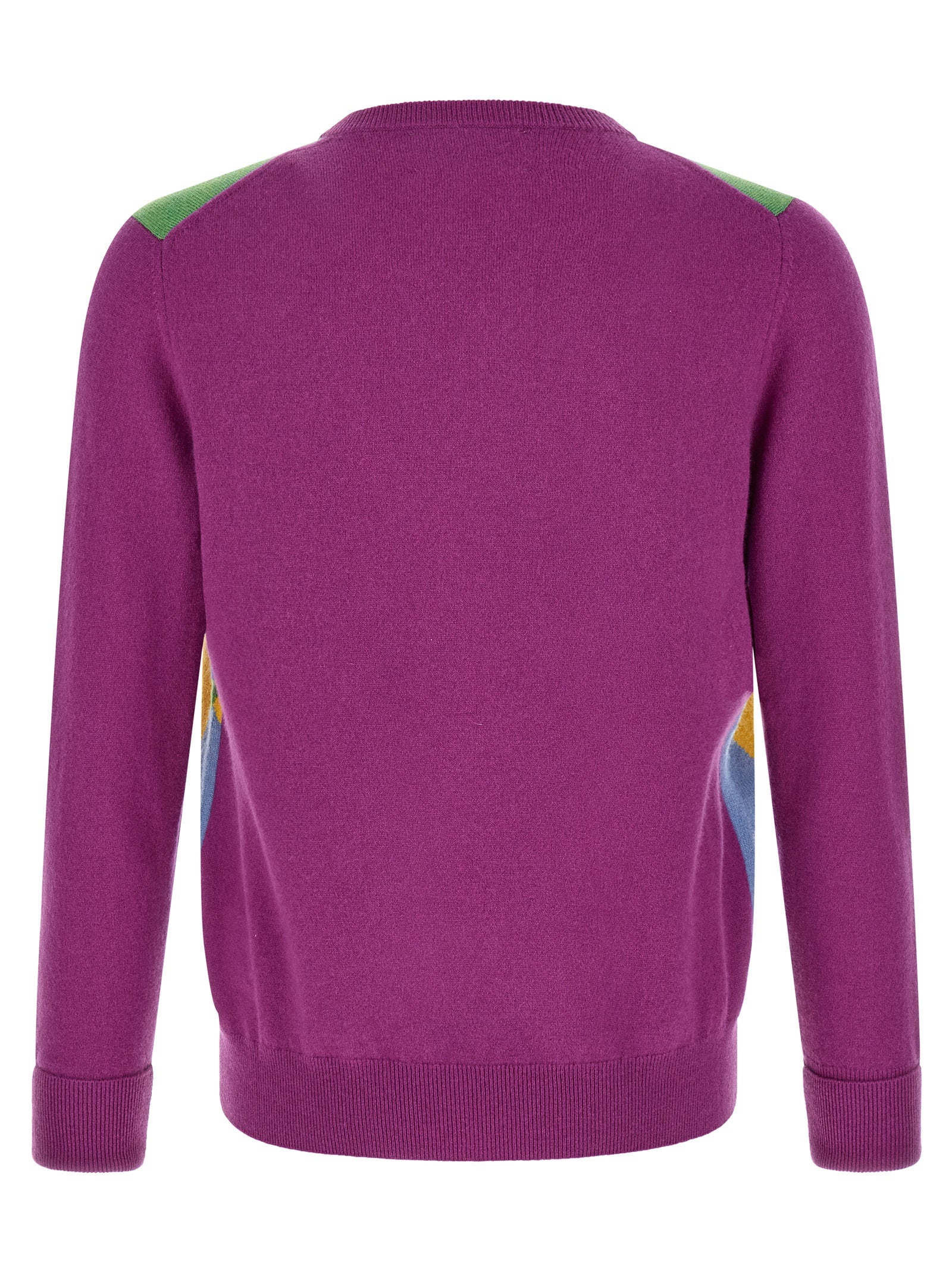 Ballantyne Purple Cashmere Men's Cardigan