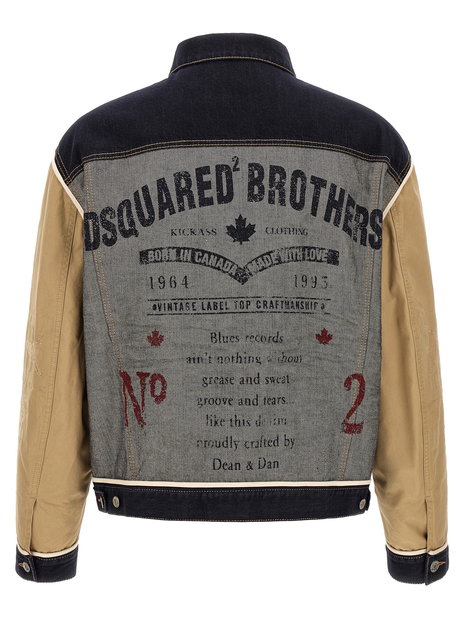 Dsquared² Beige Cotton Denim Men's Jacket