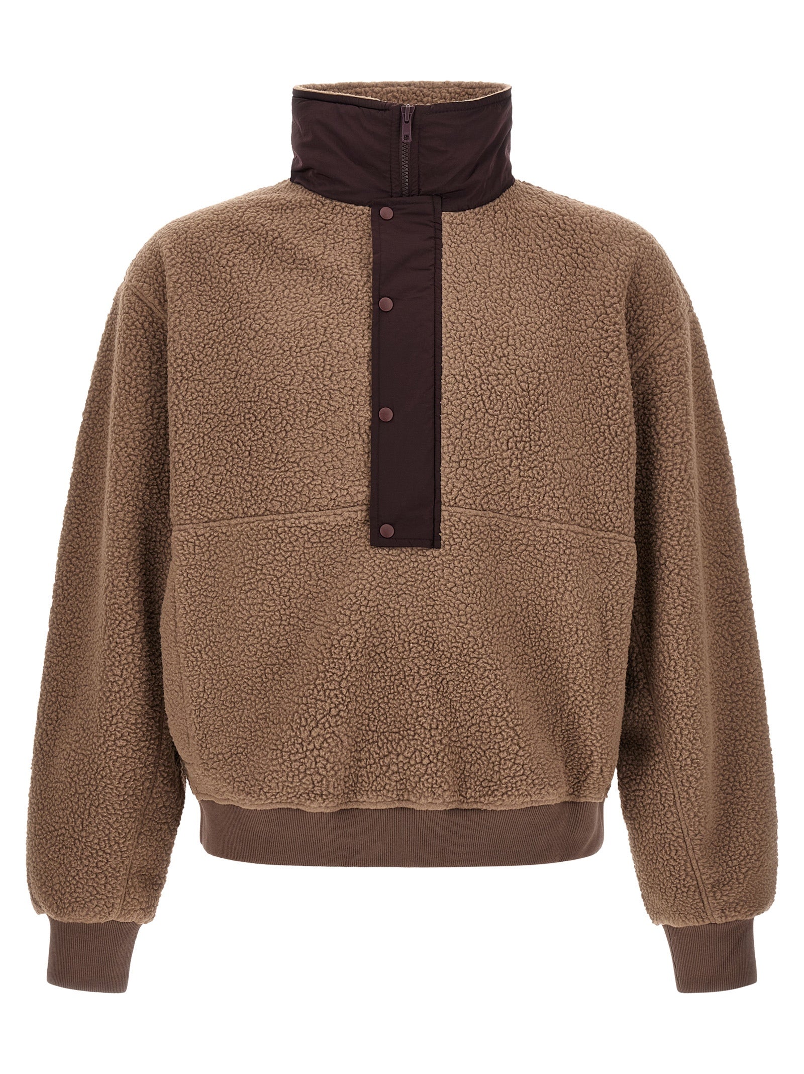 Entire Studios Brown Polyester Men's Sweatshirt