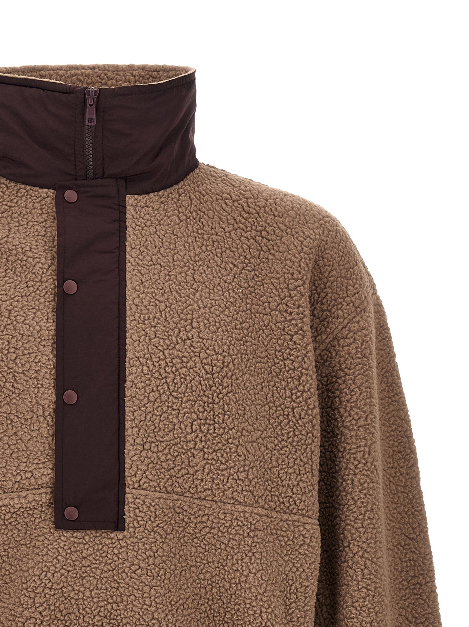 Entire Studios Brown Polyester Men's Sweatshirt
