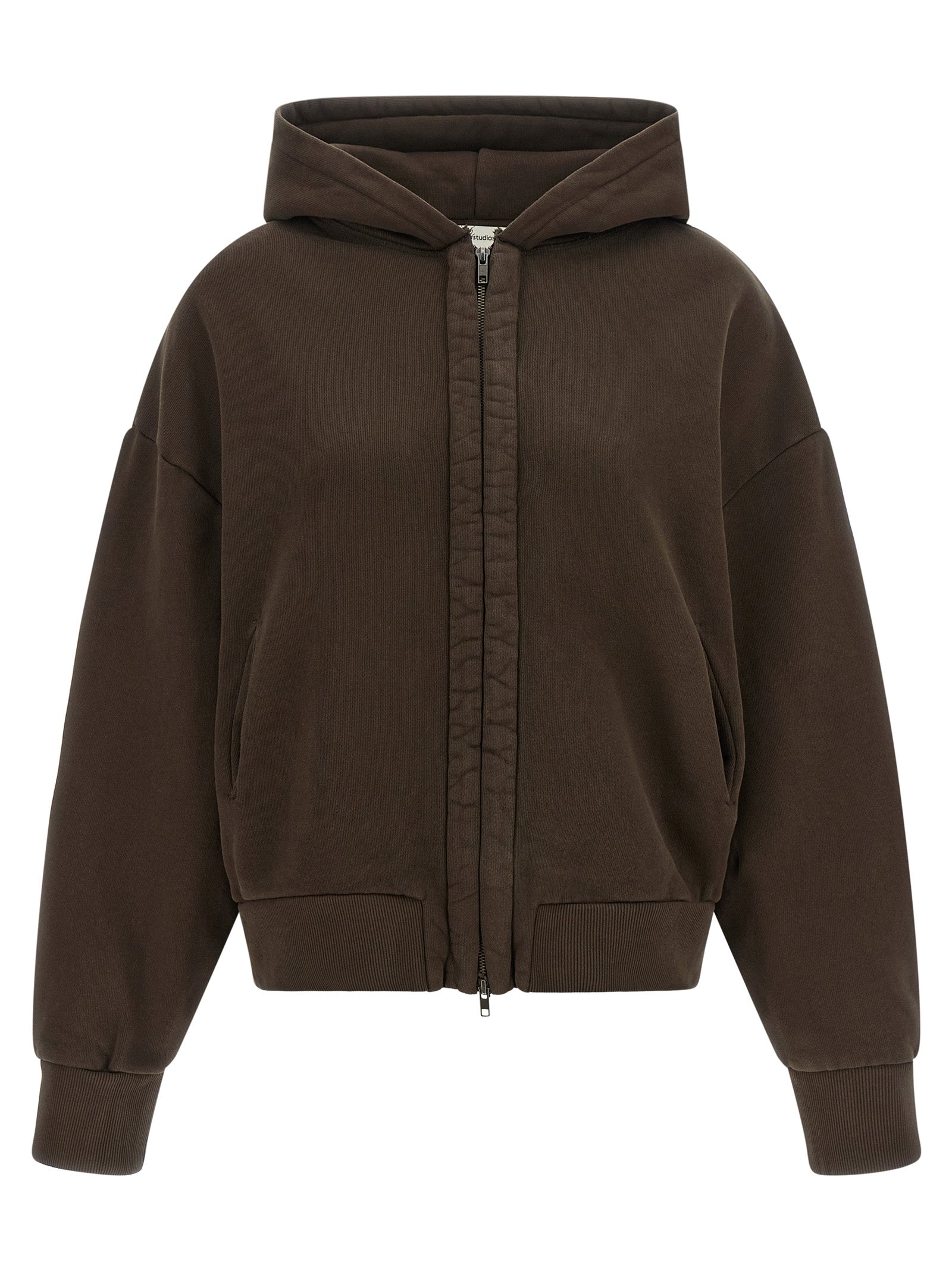Entire Studios Brown Cotton Women's Sweatshirt