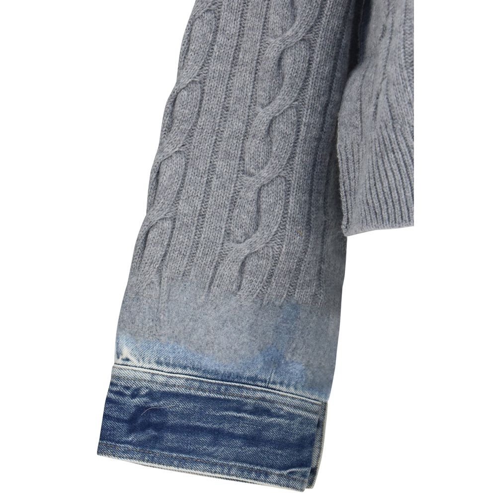 Haikure Gray Wool Oves Aries Women's Sweatshirt