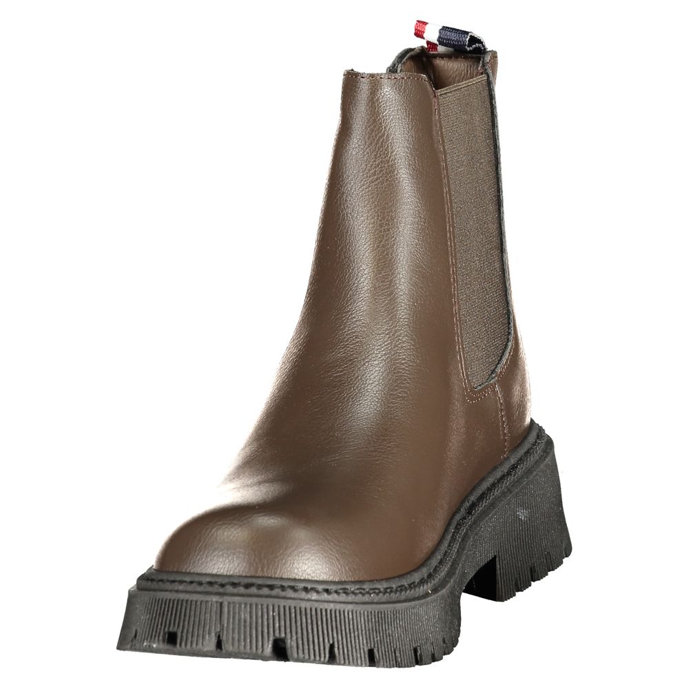 U.S. POLO ASSN. Brown Polyester Women's Women's Boot