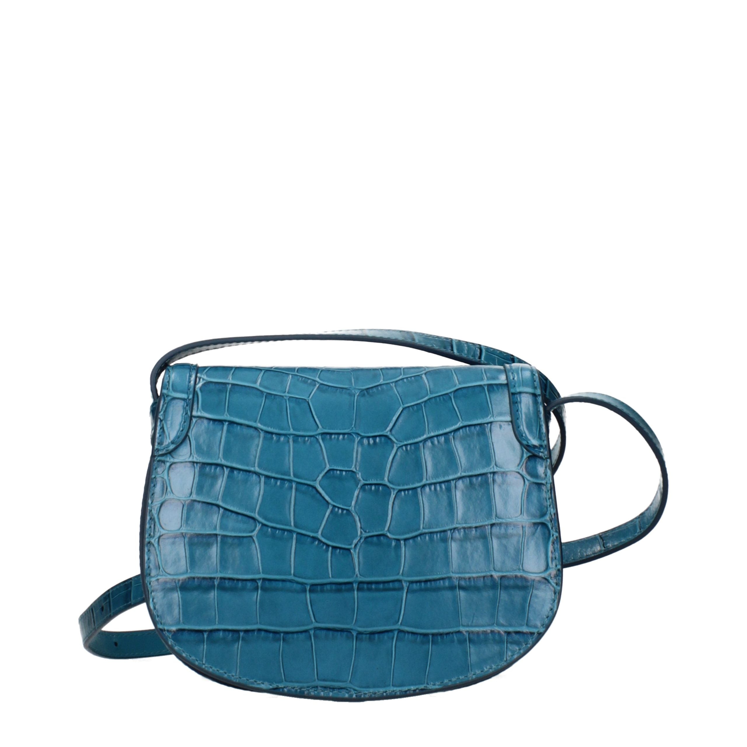 Tom Ford Light Blue Leather Crossbody Women's Bag