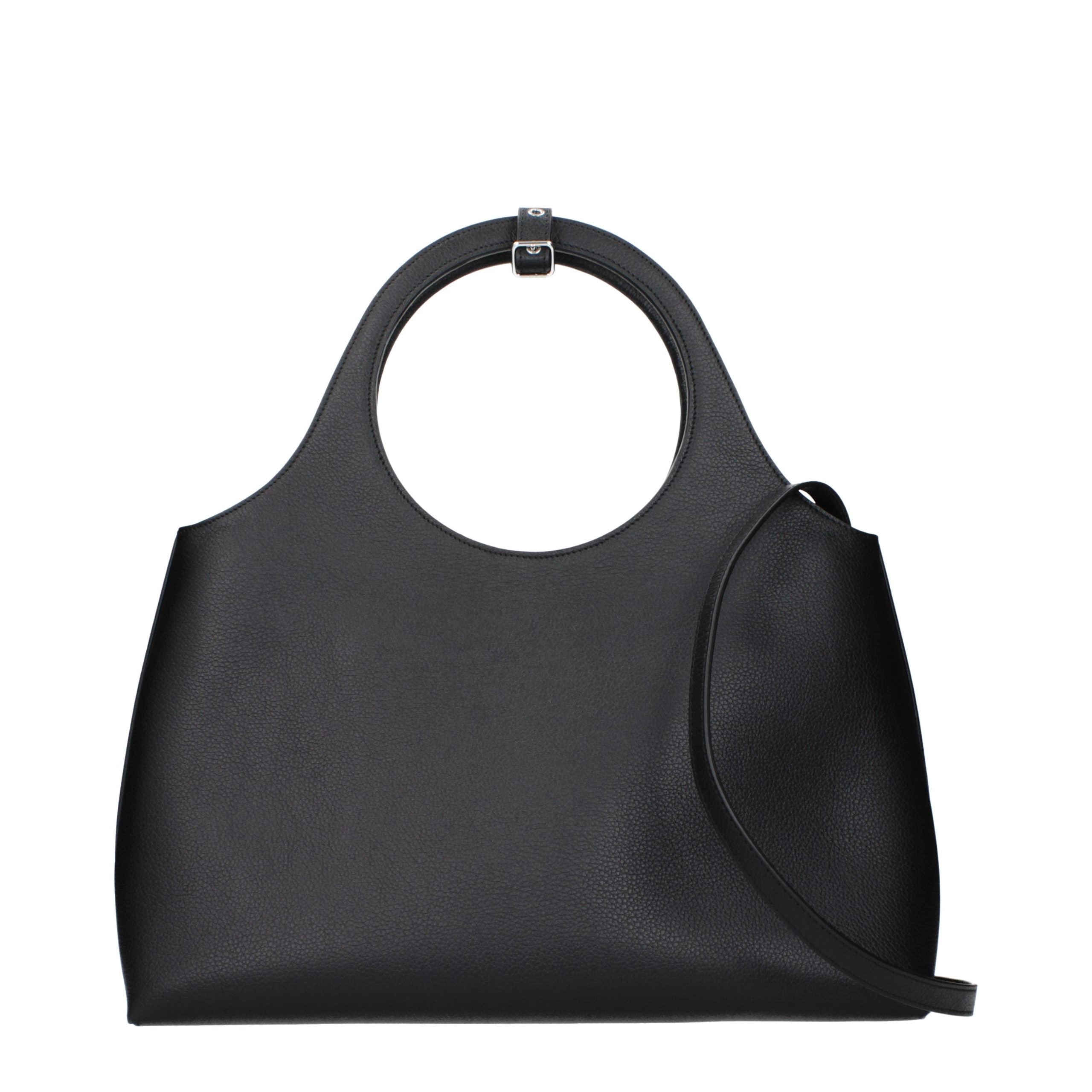 Courrèges Black Leather Women's Handbag
