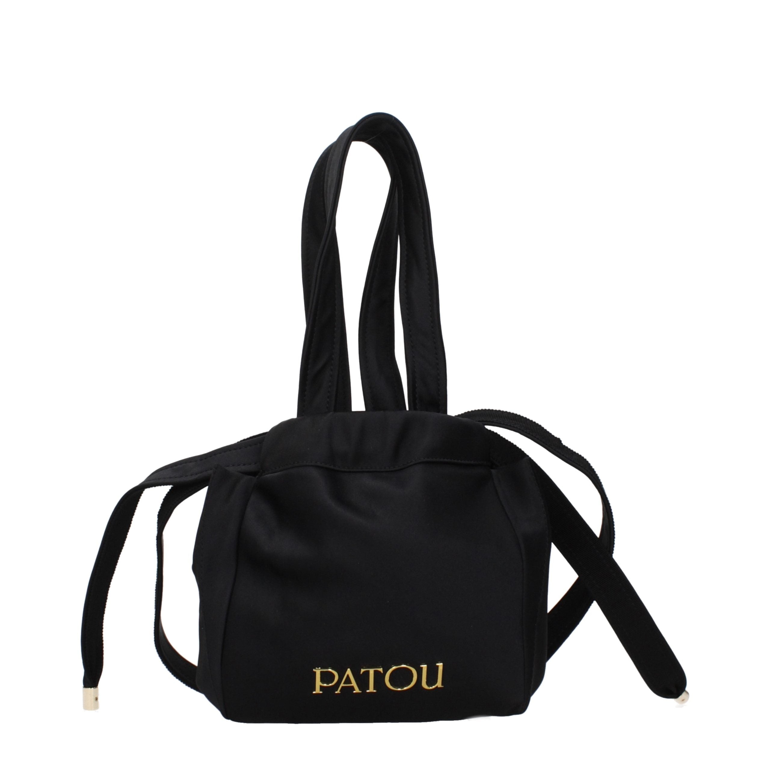 Patou Black Fabric Women's Handbag