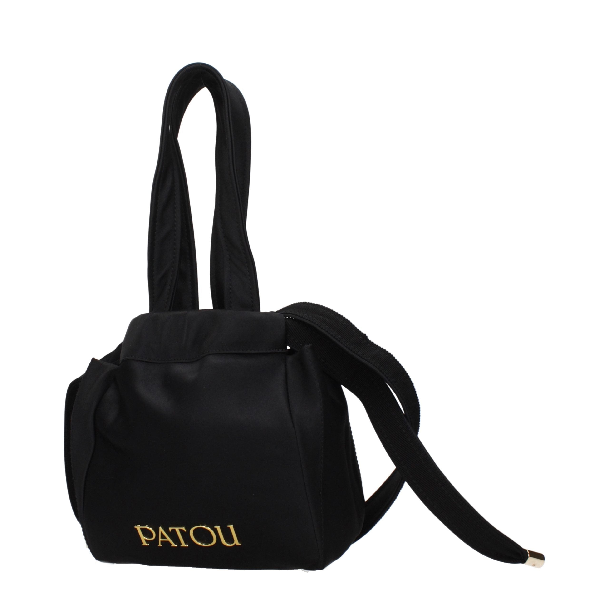 Patou Black Fabric Women's Handbag
