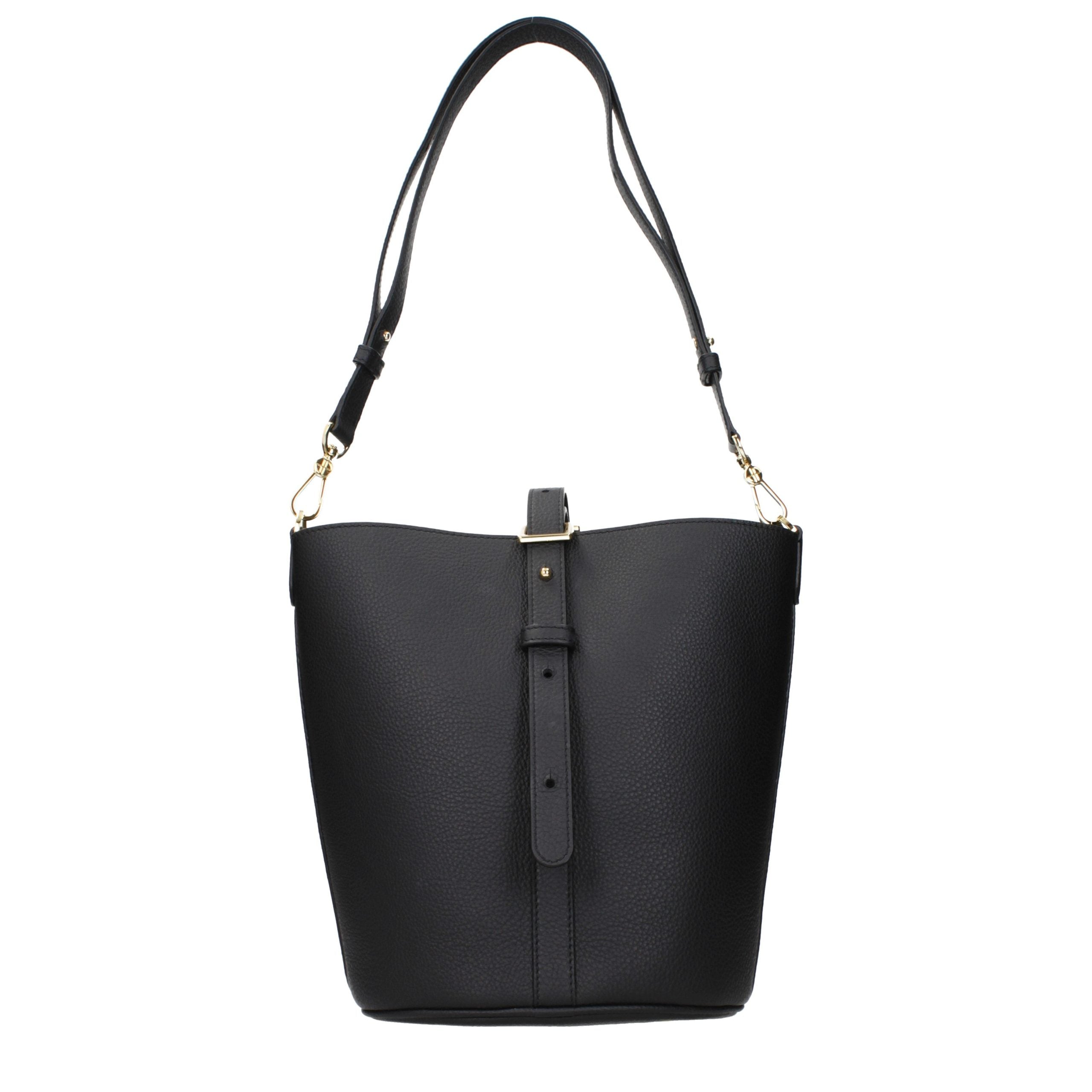 Patou Black Leather Crossbody Women's Bag