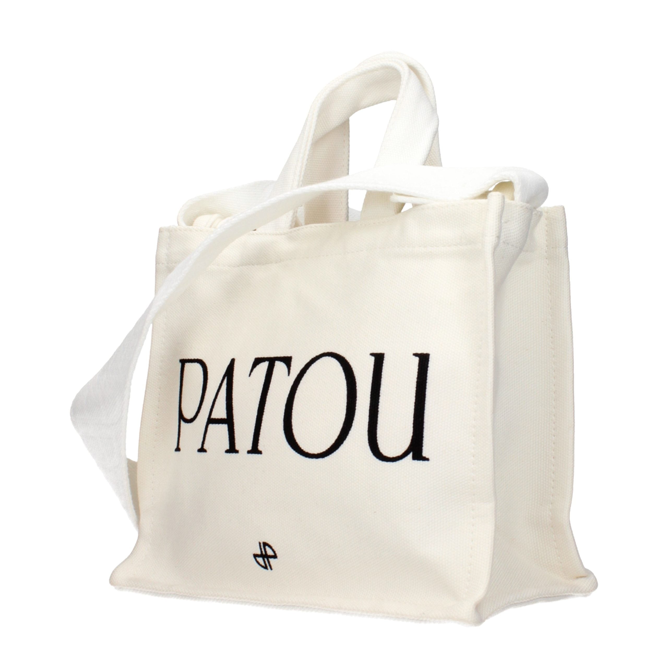 Patou White Cotton Women's Handbag