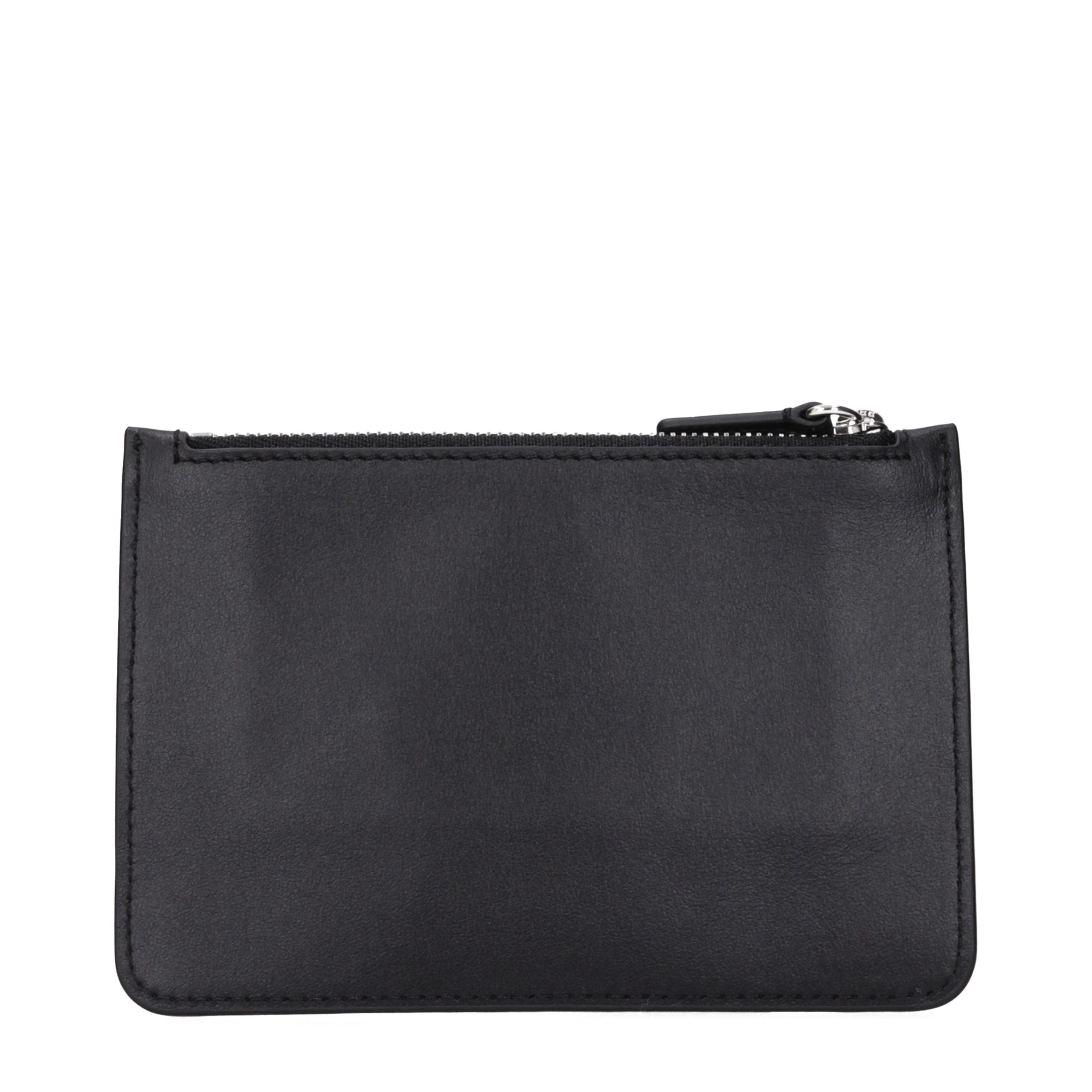 Courrèges Black Leather Women's Wallet