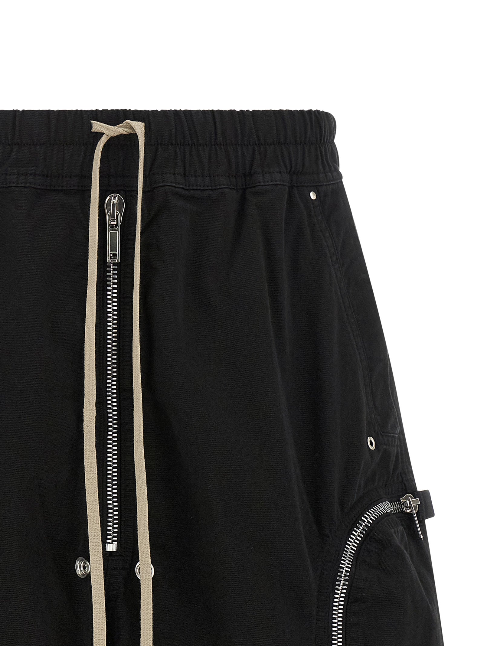 DRKSHDW Black Cotton Bermuda Men's Shorts