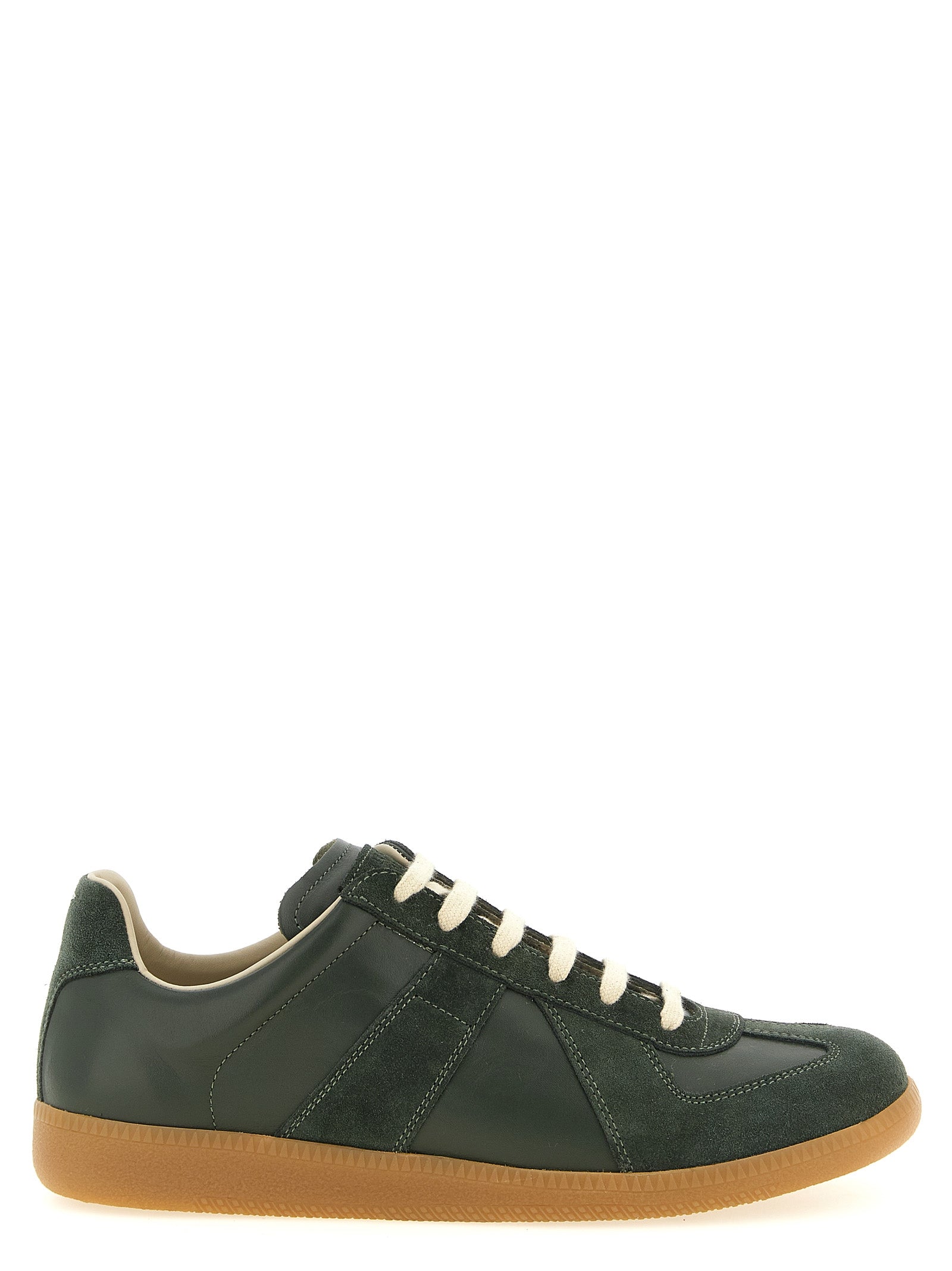 Maison Margiela Bicolor Calfskin Low Top Men's Sneakers