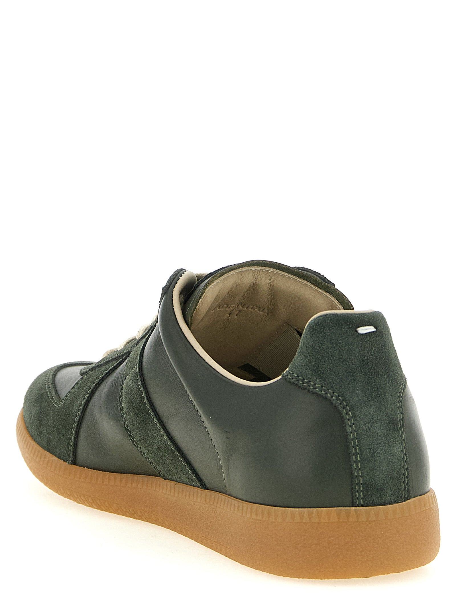 Maison Margiela Bicolor Calfskin Low Top Men's Sneakers