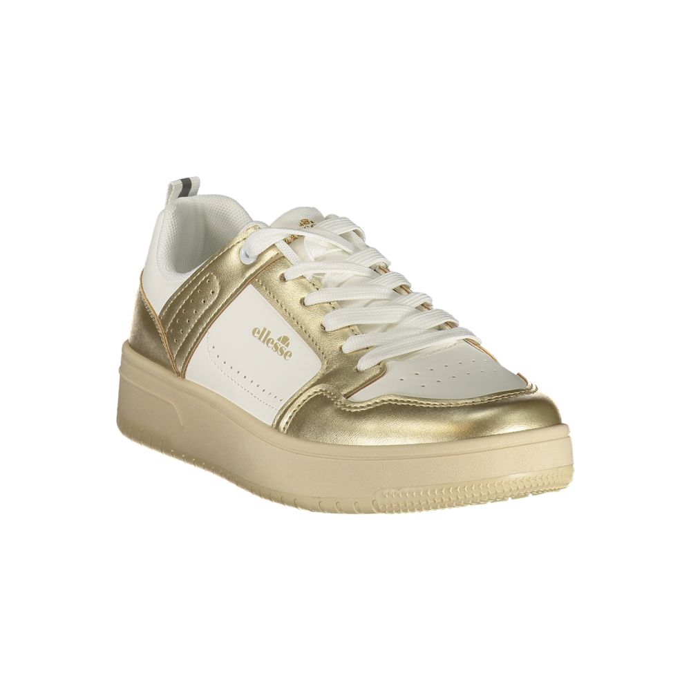 Ellesse White Polyurethane Women's Women's Sneakers