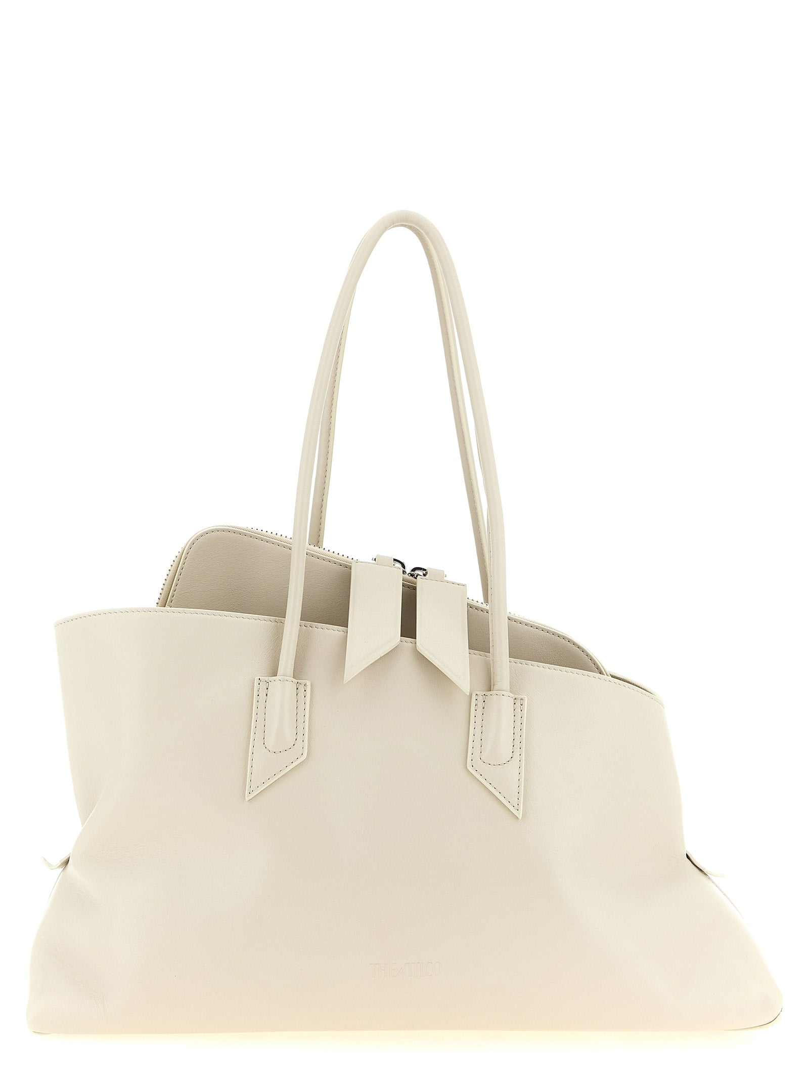 The Attico White Bovine Leather Shoulder Women's Bag