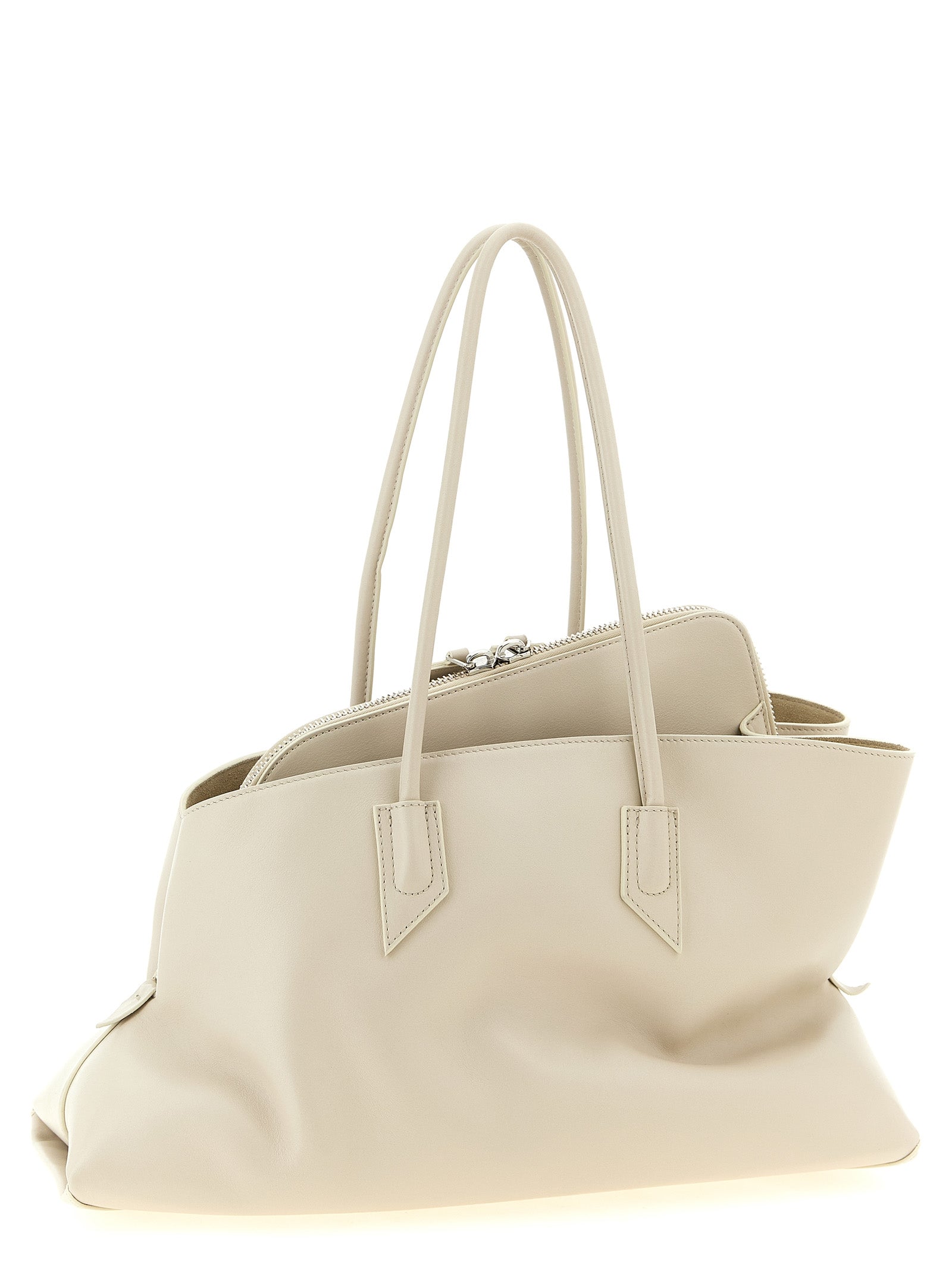 The Attico White Bovine Leather Shoulder Women's Bag