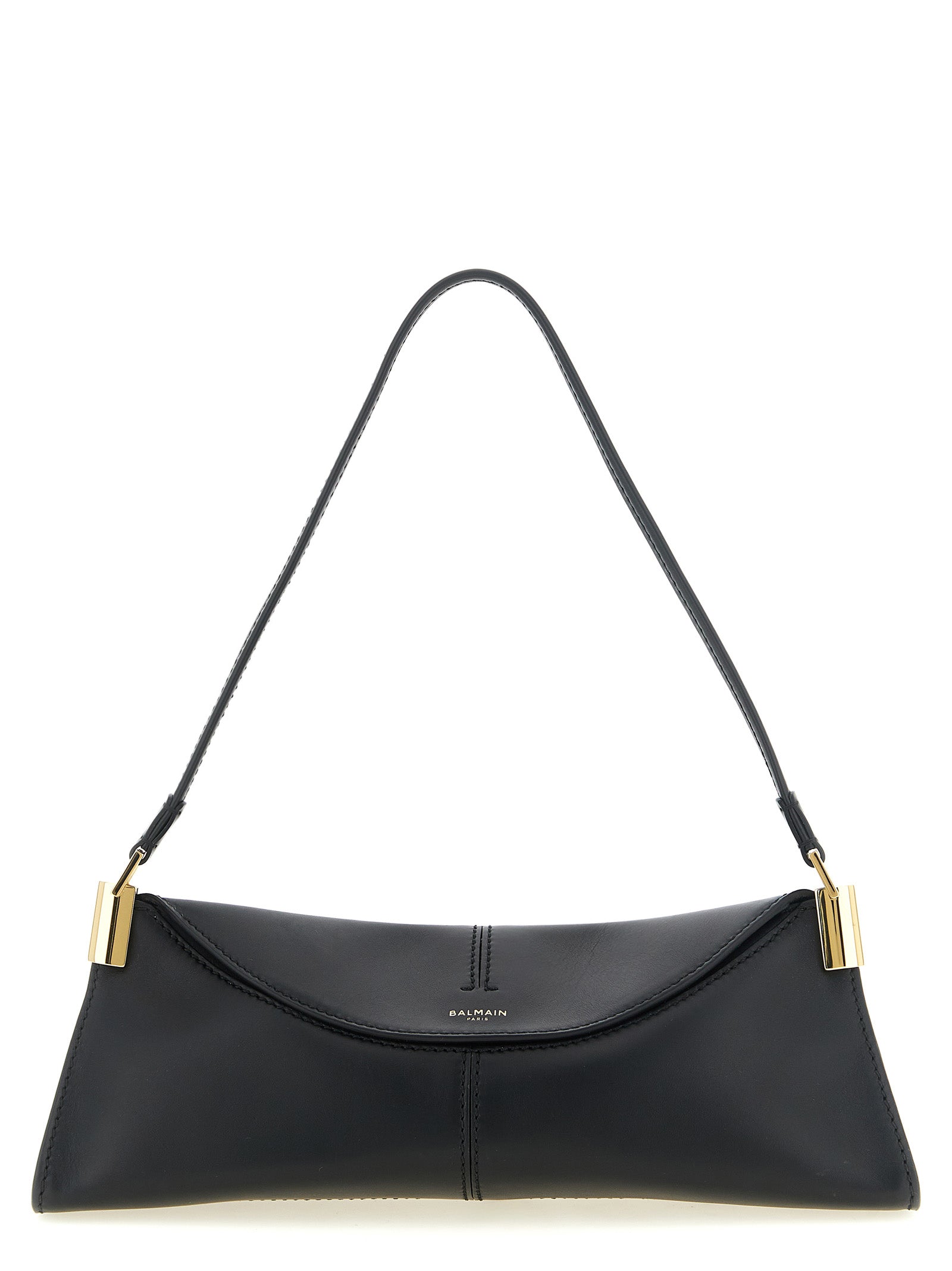 Balmain Black Calfskin Shoulder Women's Bag