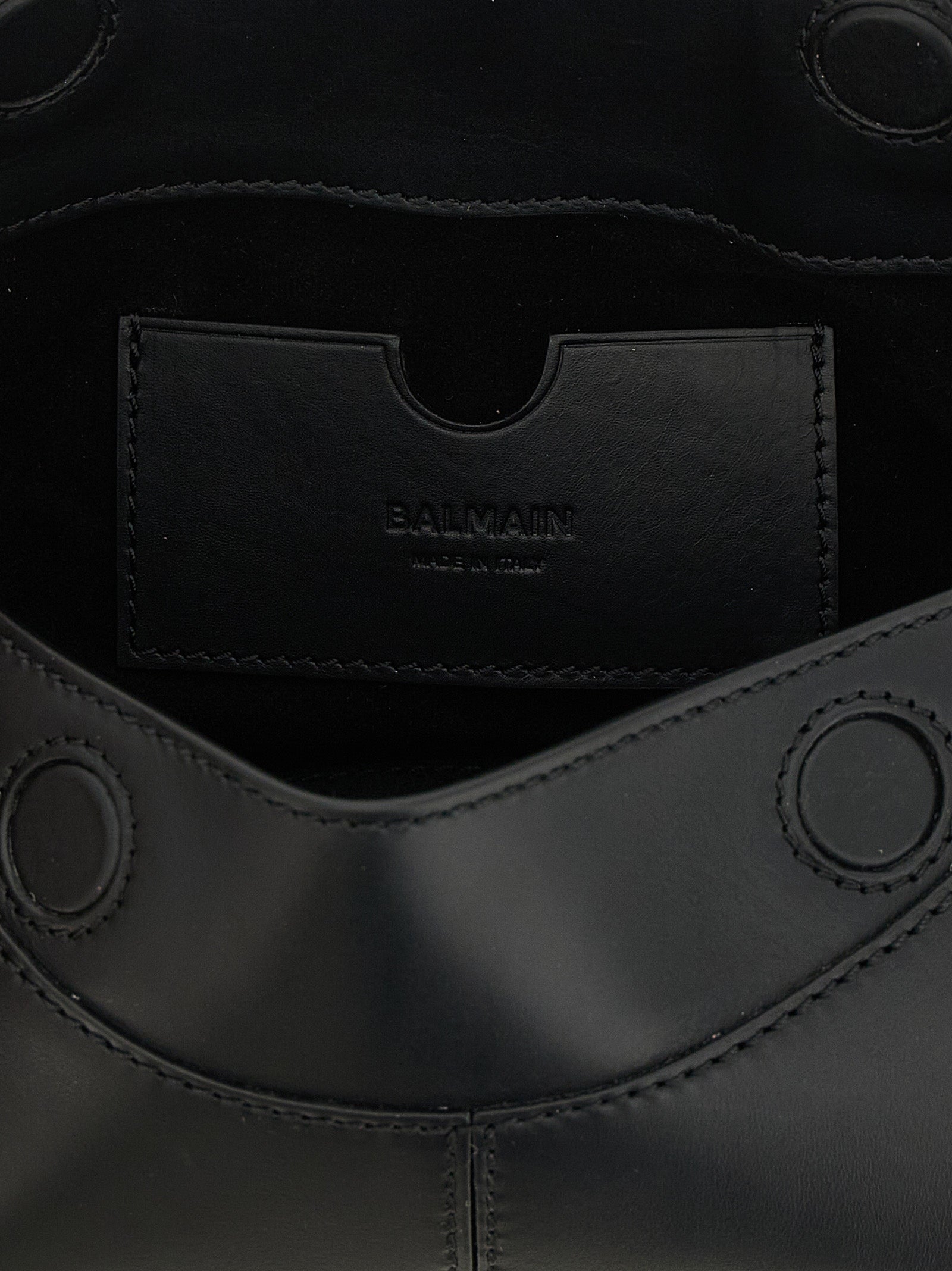 Balmain Black Calfskin Shoulder Women's Bag