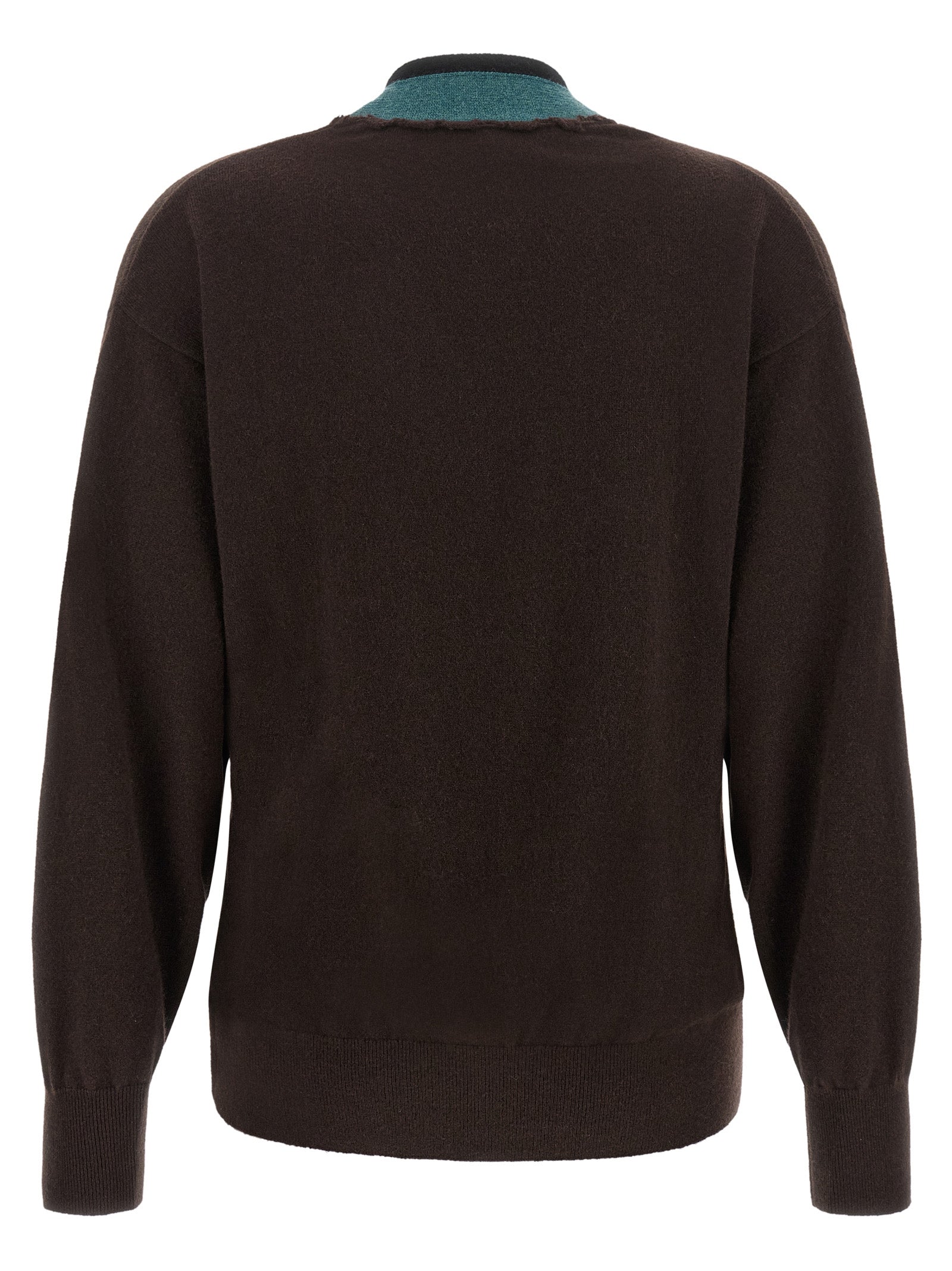 Dries Van Noten Brown Cashmere Women's Cardigan