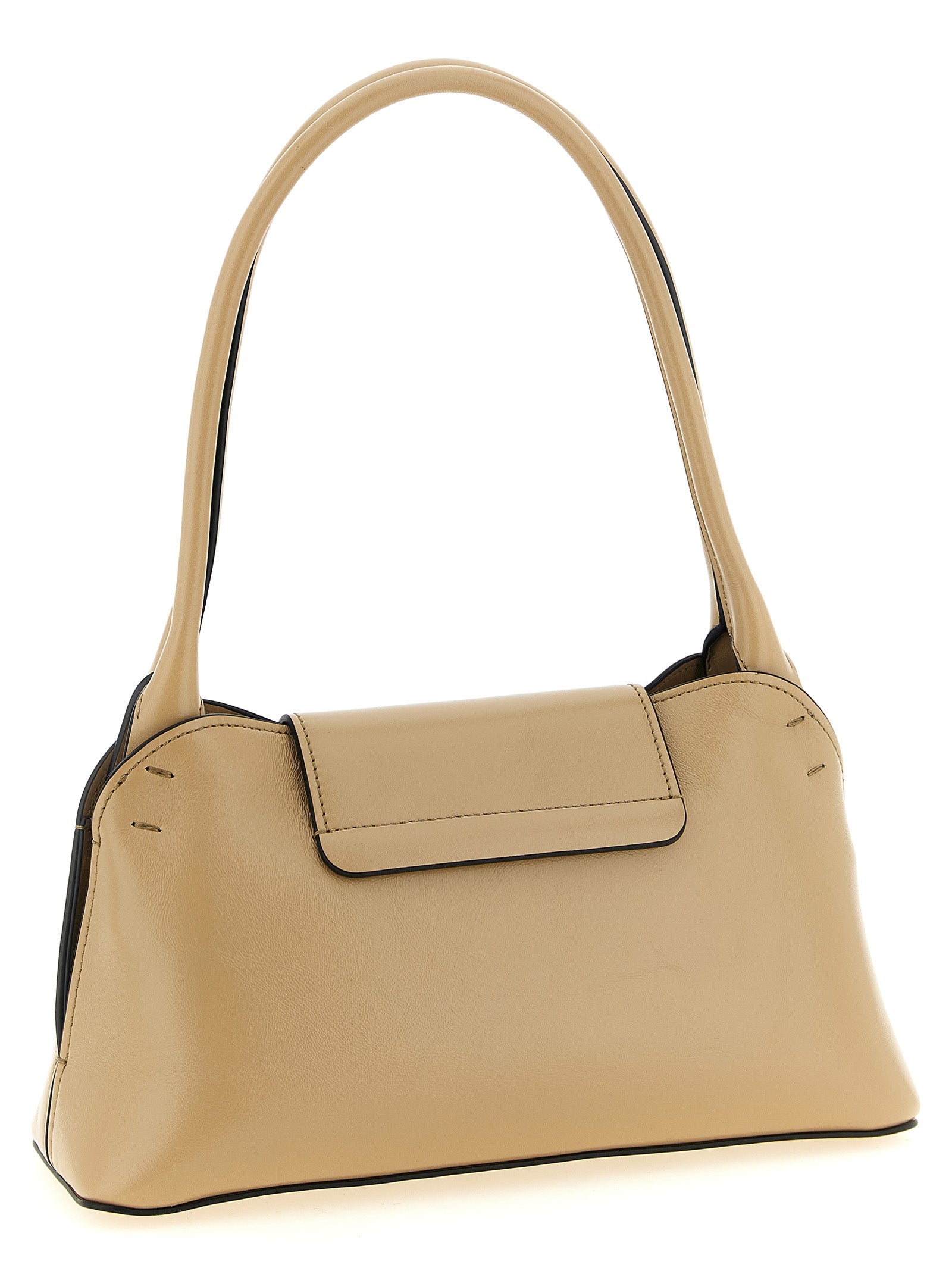 Versace Beige Calfskin Shoulder Women's Bag