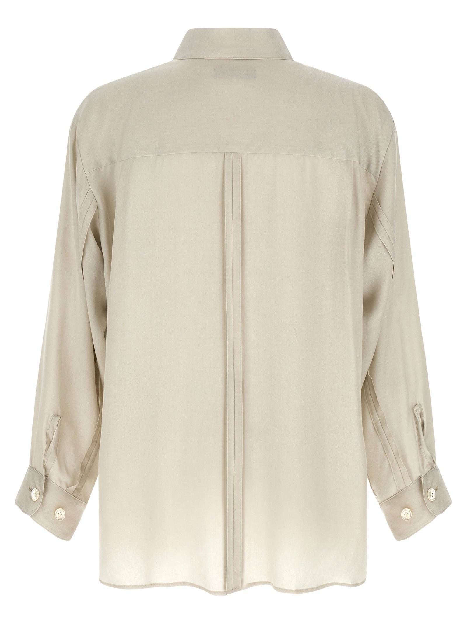 Undercover Beige Rayon Men's Blouse