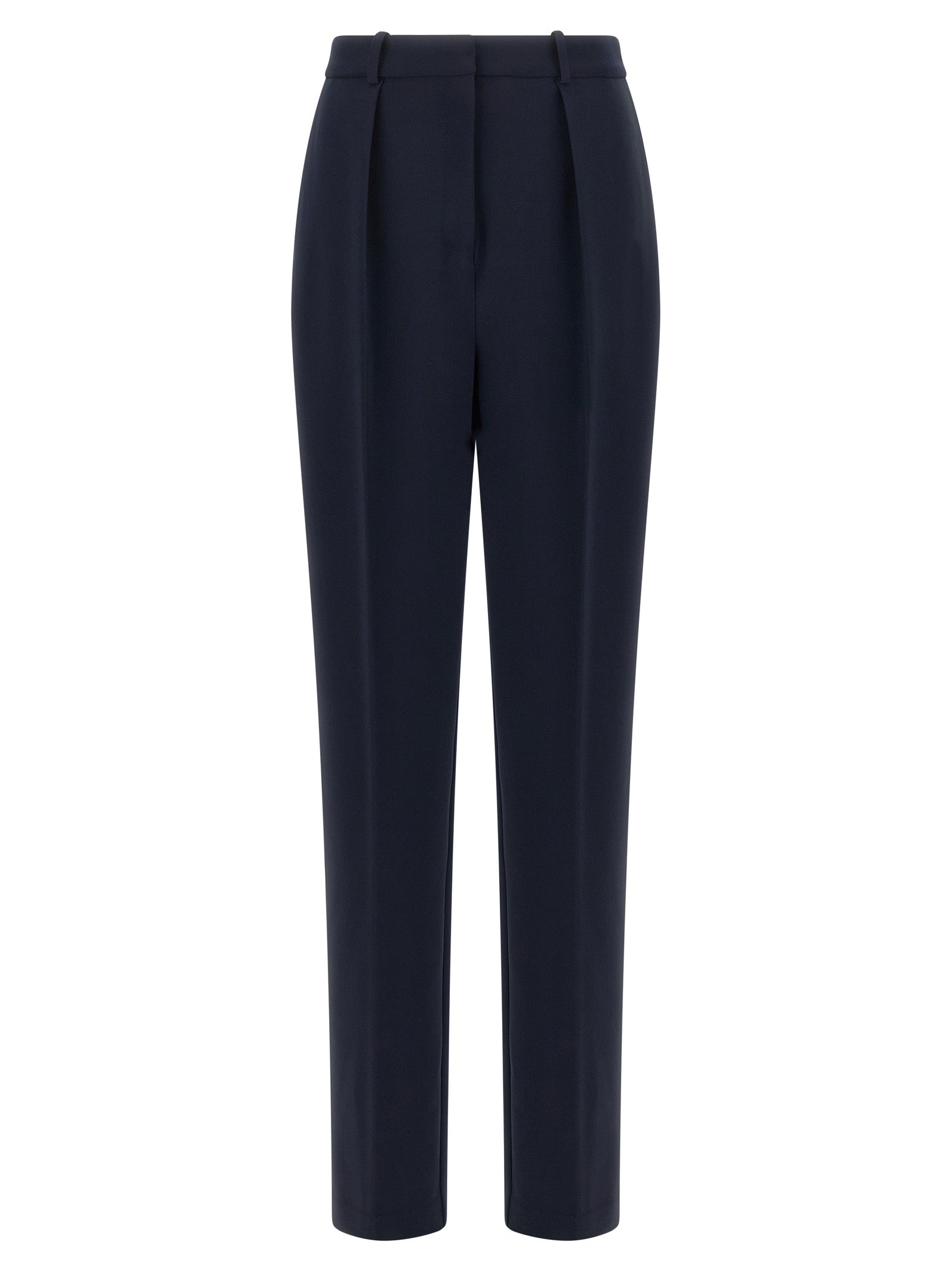 Elisabetta Franchi Blue Polyester Dress Women's Pants