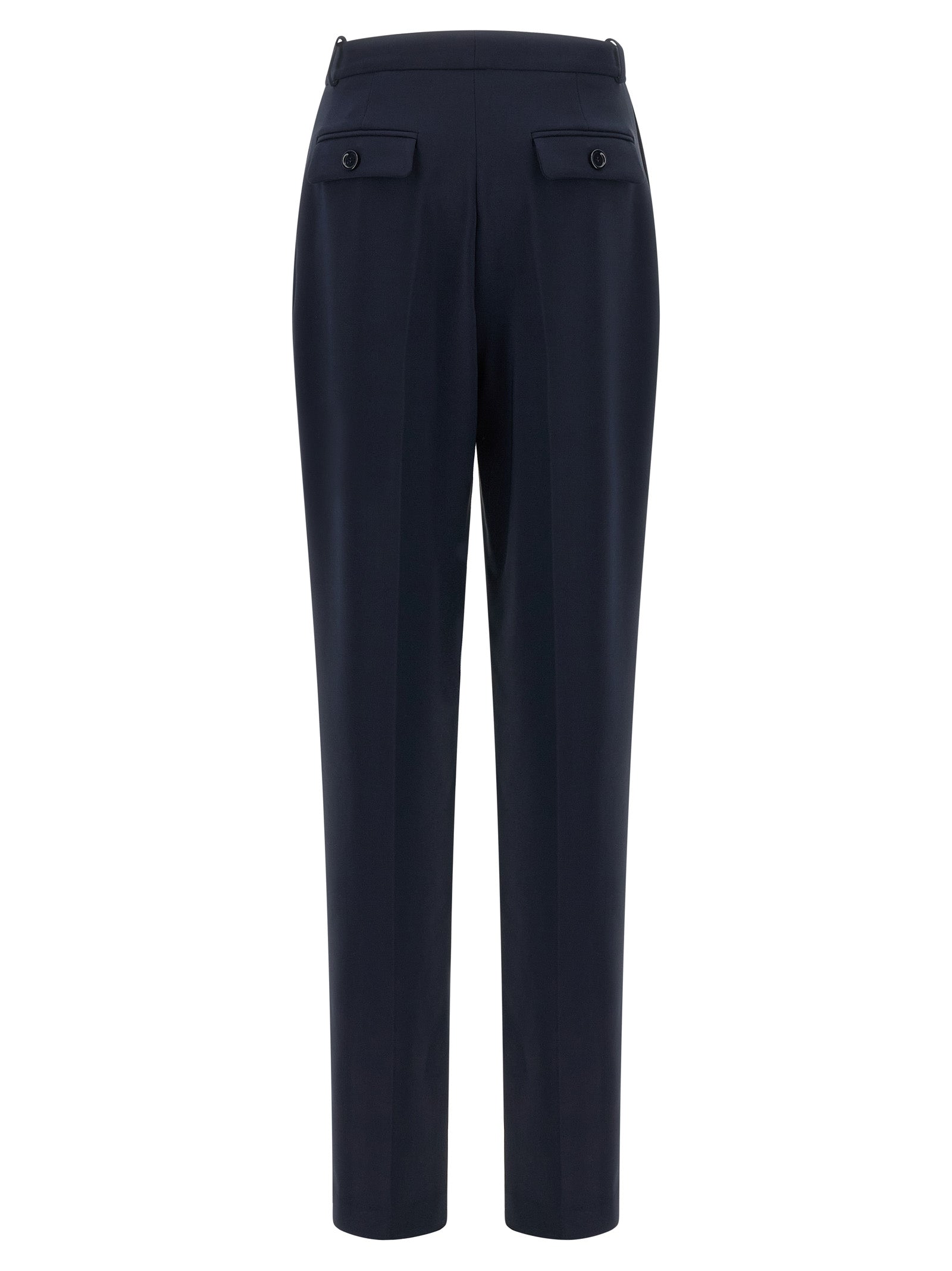 Elisabetta Franchi Blue Polyester Dress Women's Pants