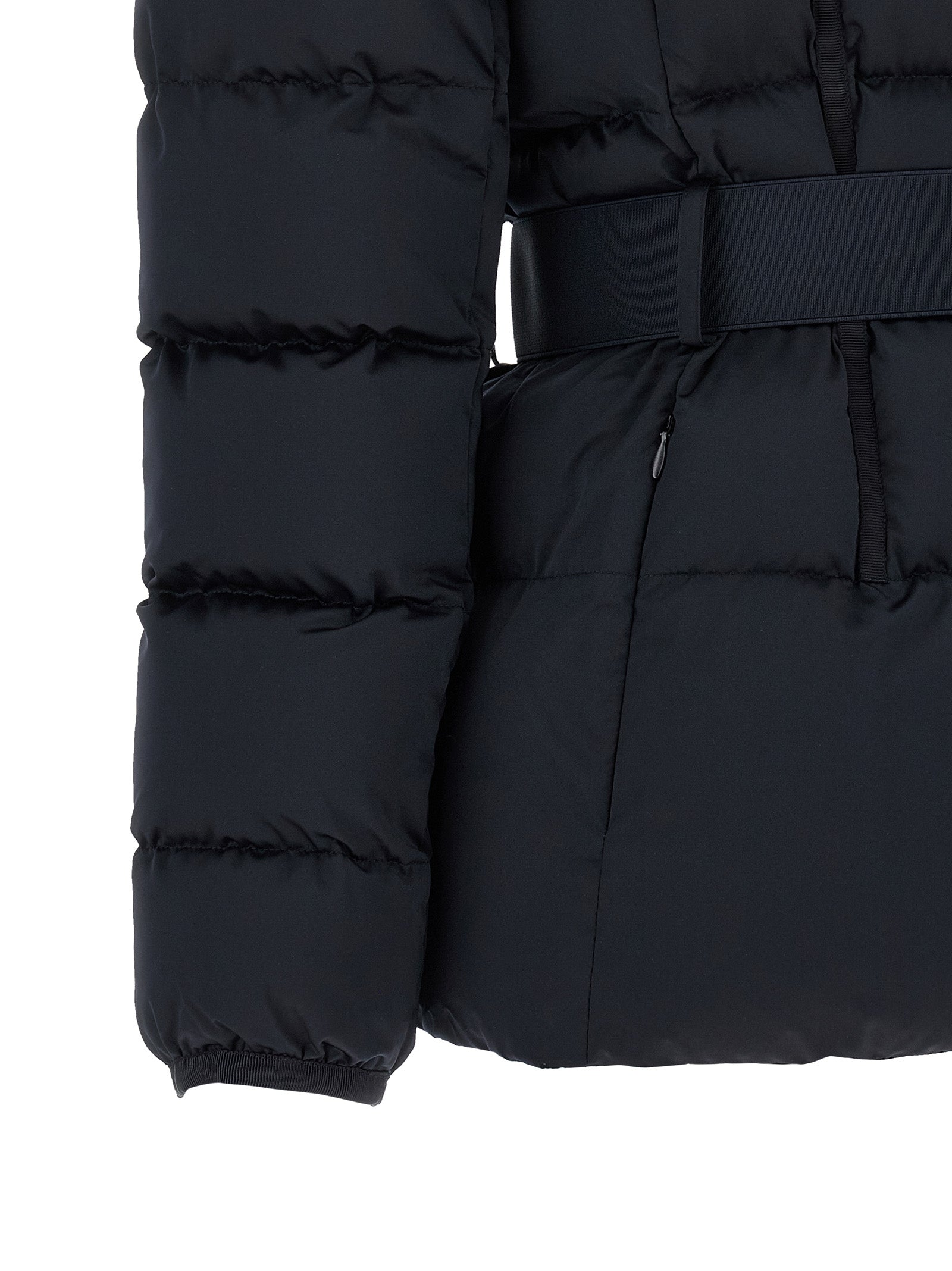 Elisabetta Franchi Black Polyester Full-Length Women's Jacket