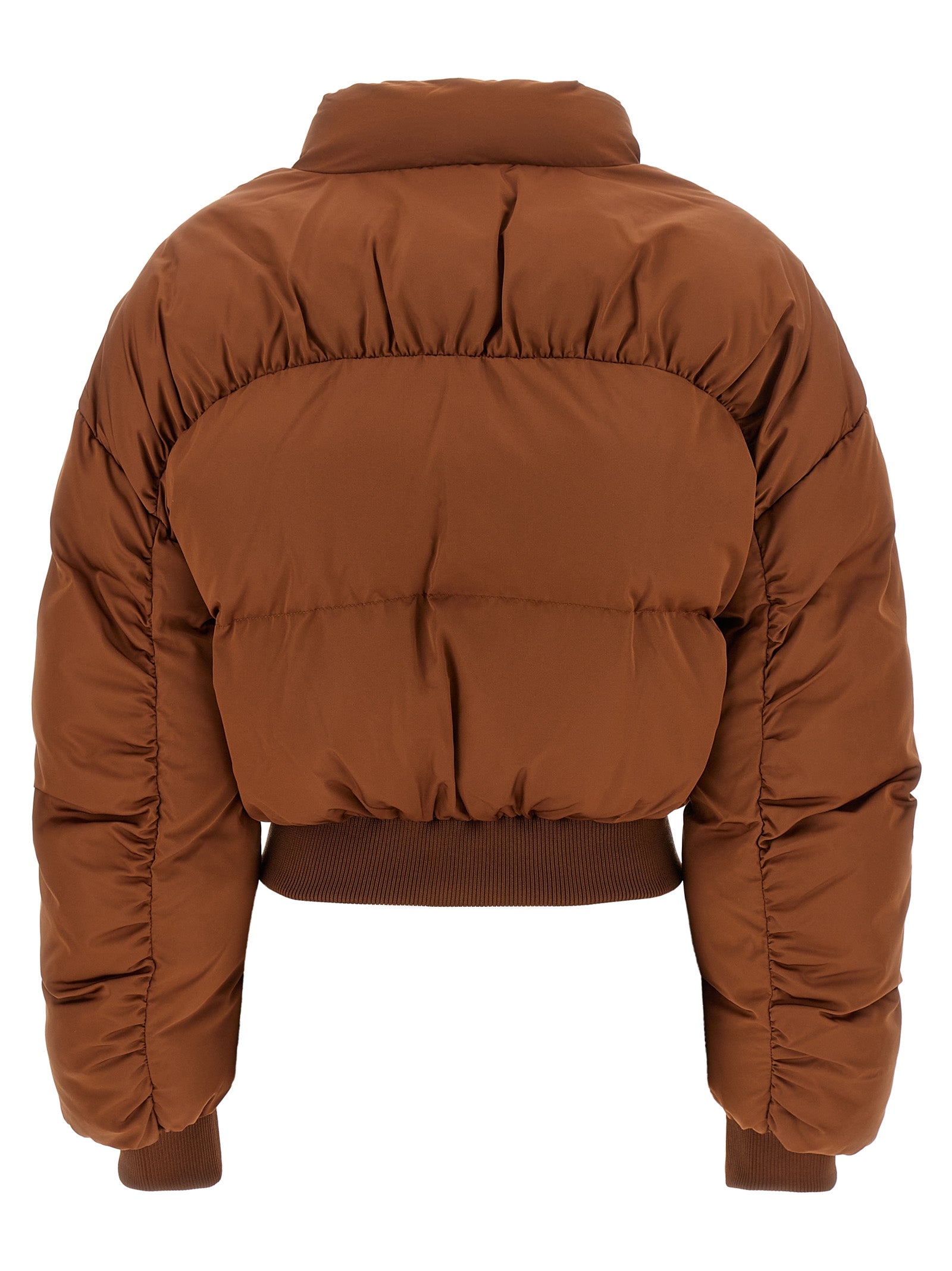 Elisabetta Franchi Brown Polyester Full-Length Women's Jacket